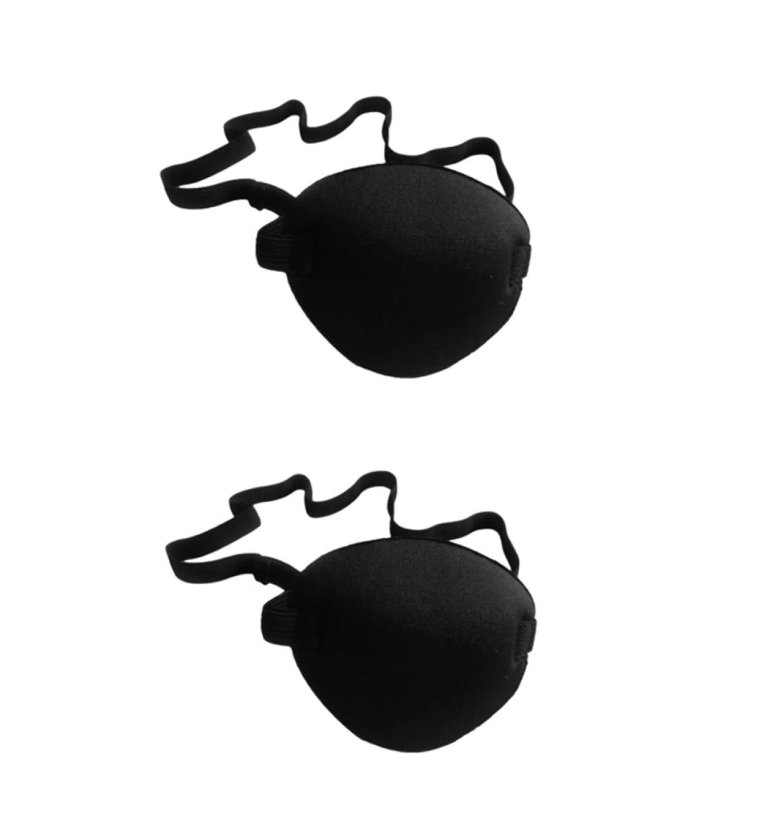 Didiseaon 2pcs Lazy Eye Patch Party Eye Patch Pirate Party Cosplay Props Blindfolds for Adults Eyepatchs Black - Buy Online on GoSupps.com