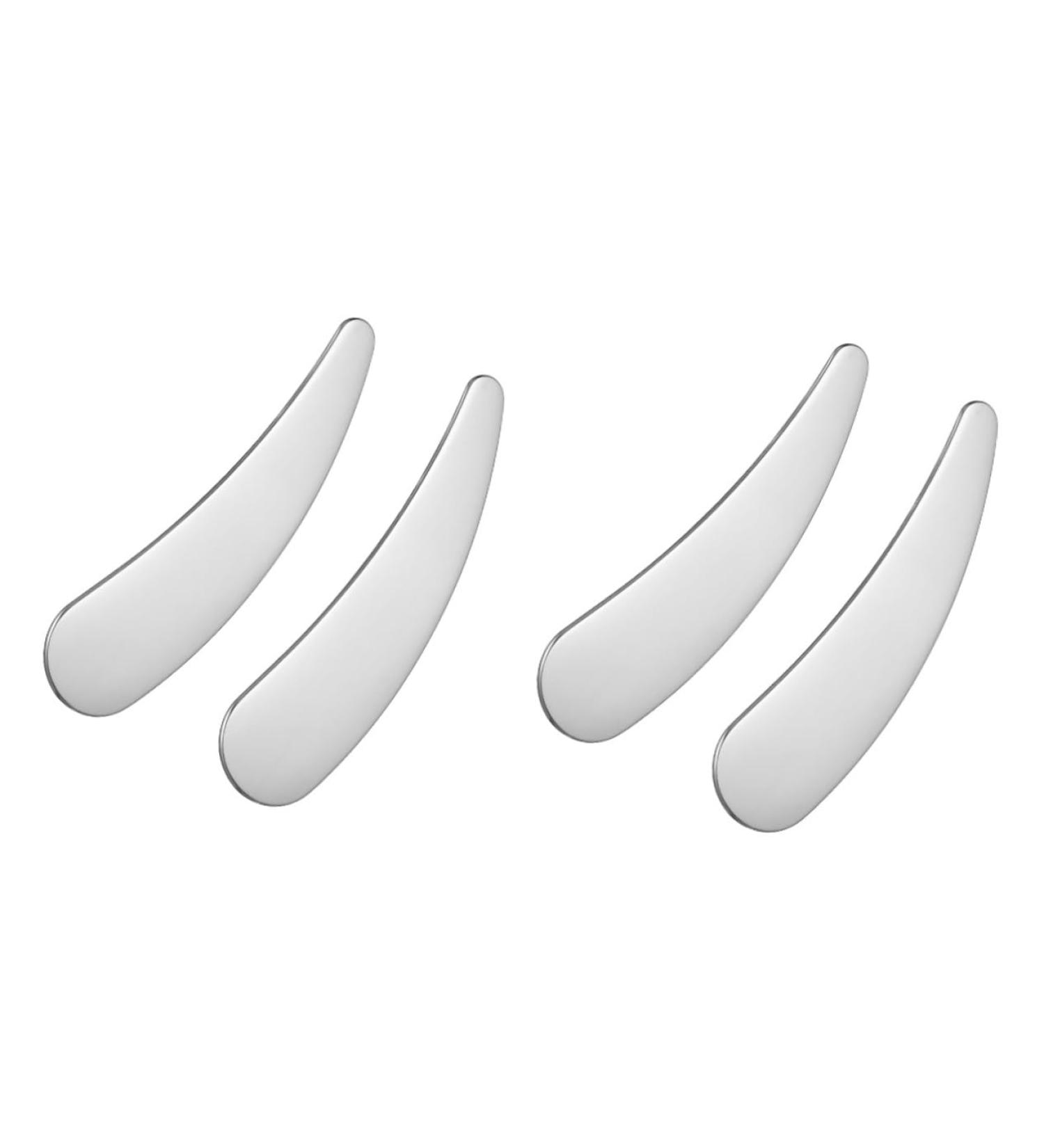 FOMIYES 4 Pcs Cosmetic Spatula Makeup Spatula Beauty Scoop Facial Cream Spatula Lotion Spatula Face Cream Scoop Cosmetics Spatula Face Cream Spatula Make up Spatula Tool Mini Spatula 1 g (Pack of 1) As Shownx2pcs - Buy Online on GoSupps.com