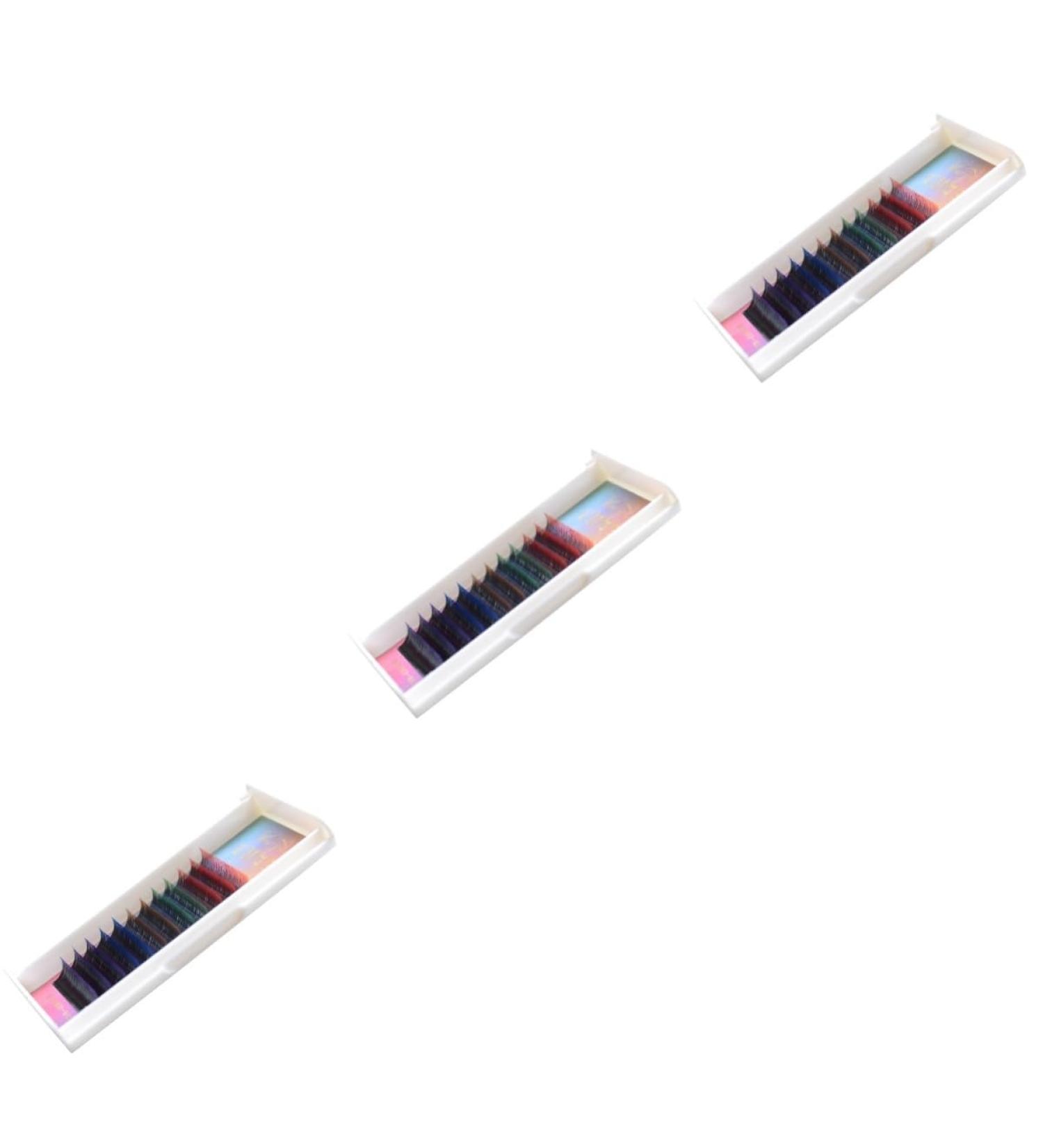 FOMIYES 3 Sets Eyelashes Extension Lashes False Eyelashes Adhesive Fake Eyelashes No Irritation Cruelty- Long False Eye Lashes Lash Extensions False Lashes Natural 3d Mix - Buy Online on GoSupps.com