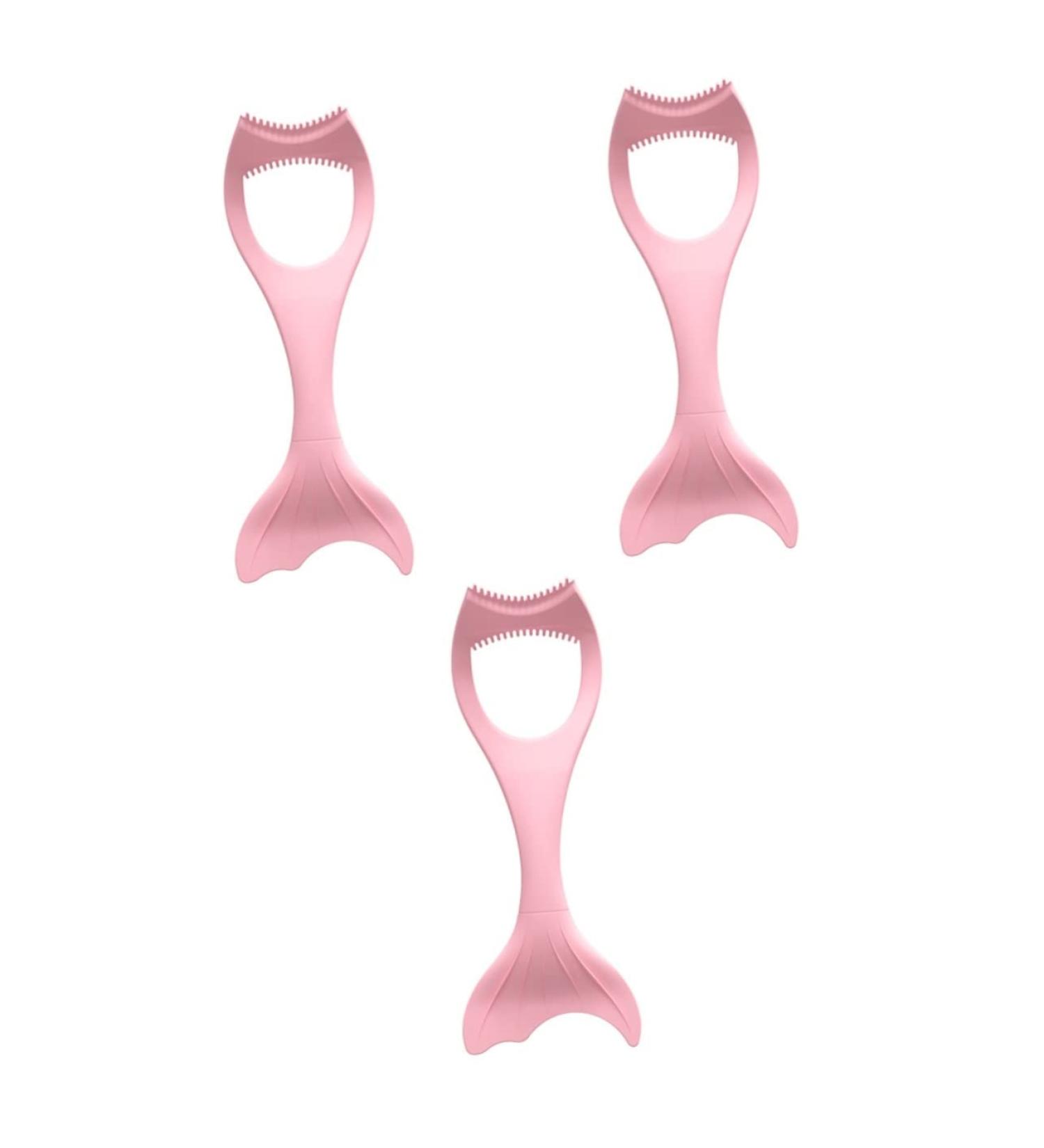 KALLORY 3pcs Eyeliner Auxiliary Artifact Silicone Stamps Lash Tool Mascara Applicator Guard Eyeshadow Simple 15X4.5CMx3pcs Pinkx3pcs - Buy Online on GoSupps.com