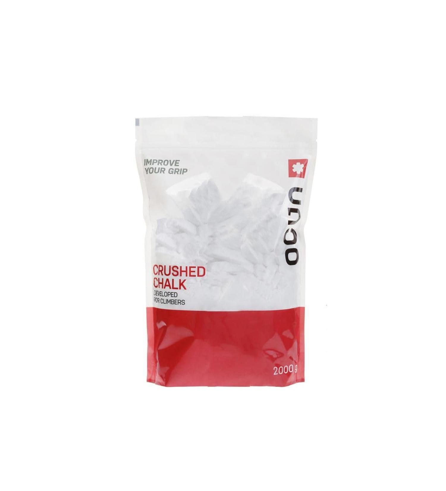 Ocun Chalk Rattle 2000 White - Packaged resealable chalk 2 000 g size One Size - Color White