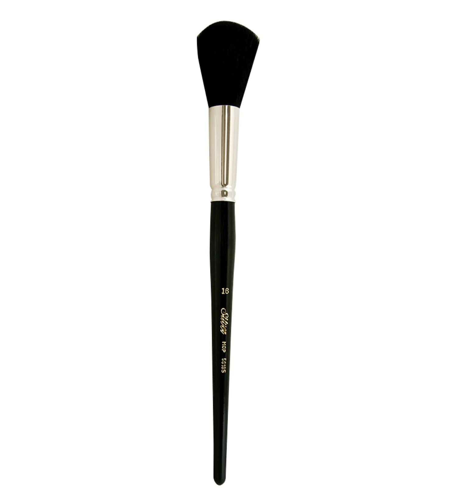 Silver Brush Limited 5618S Size 16 Silver Mop Black Round Paintbrush - Short Handle for Oil, Acrylic, and Watercolor - Buy Online on GoSupps.com
