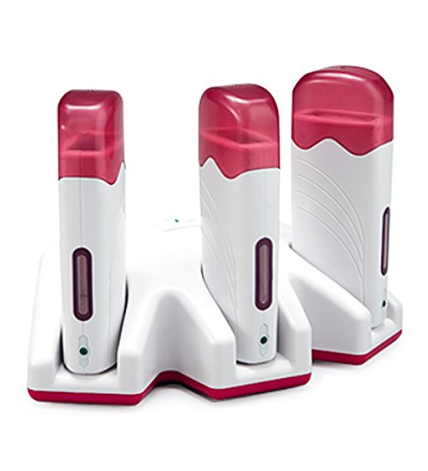 Kosmetex Professional Trio - 3 wax cartridge warmers for 100ml Executive wax warmer wax heater for cartridges