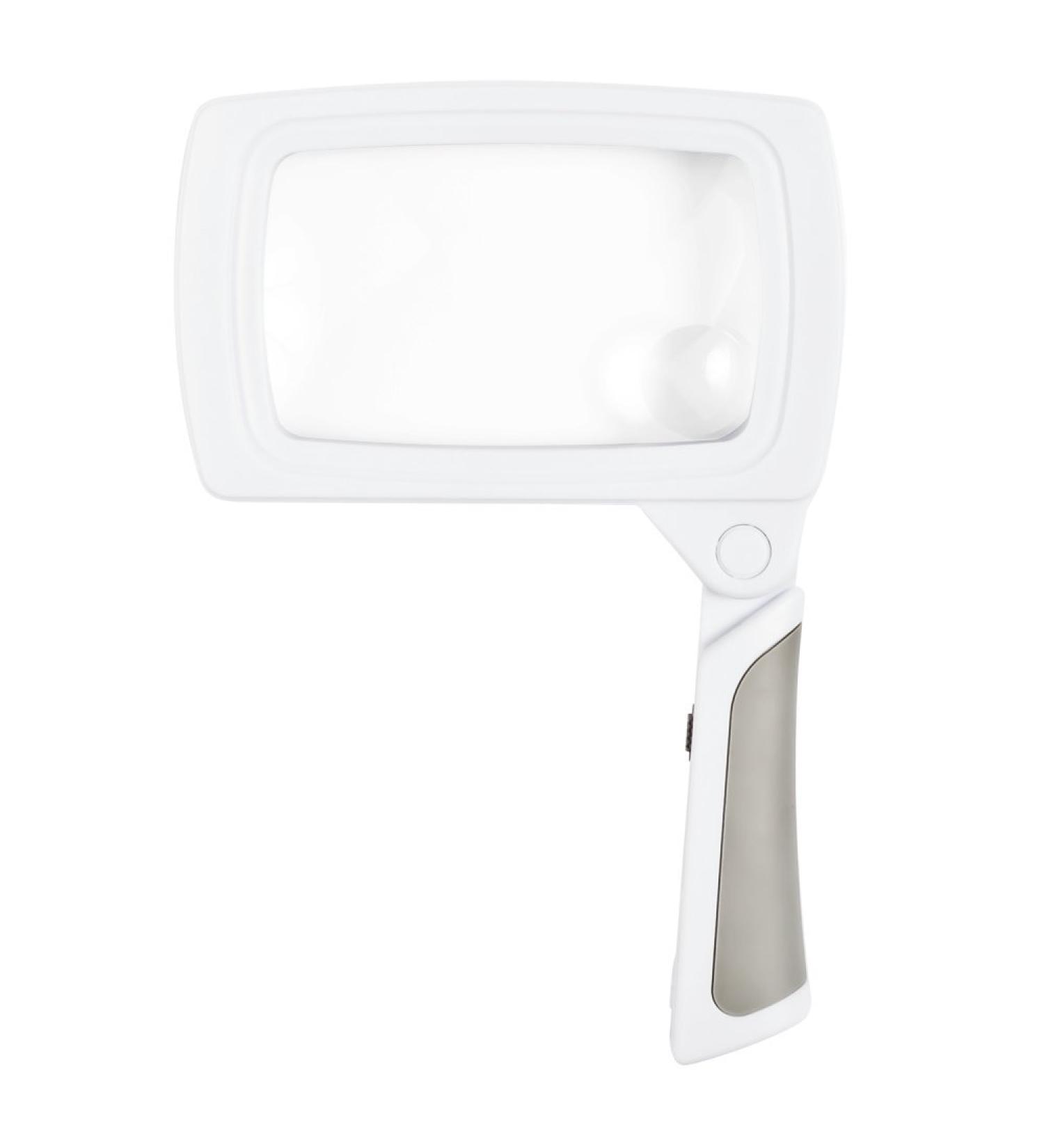 OttLite LED Folding Magnifier | Travel Magnifier Pocket Magnifier | 2X Optical Grade Magnification 6X Spot Viewer LED Illumination | Home Work Travel - Buy Online on GoSupps.com