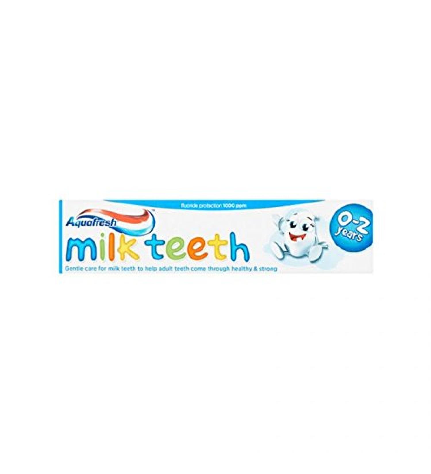 Aquafresh Toothpaste Milkteeth 50ml -Pack of 2