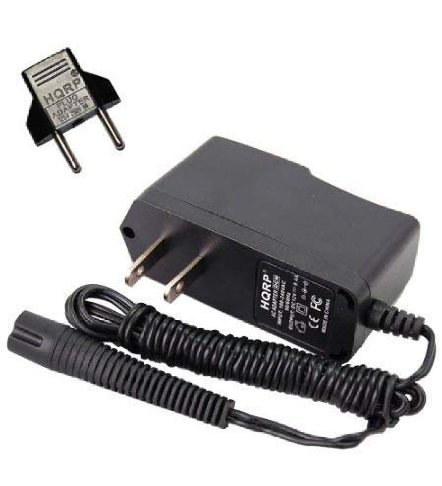 HQRP AC Adapter/Power Cord Works with Braun Series 3 Model 320s-4 330s-4 Type 5415 Razor/Shaver Power Supply Charger + Euro Plug Adapter - Buy Online on GoSupps.com