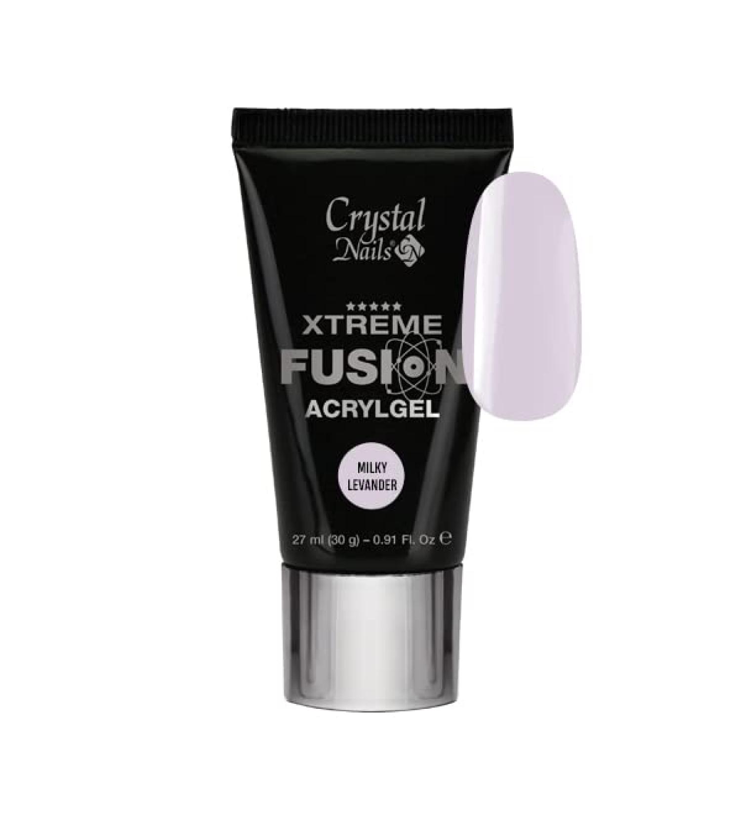 Crystal nails Crystal Nails - Xtreme Fusion Acrylgel (30g Milky Lavender)