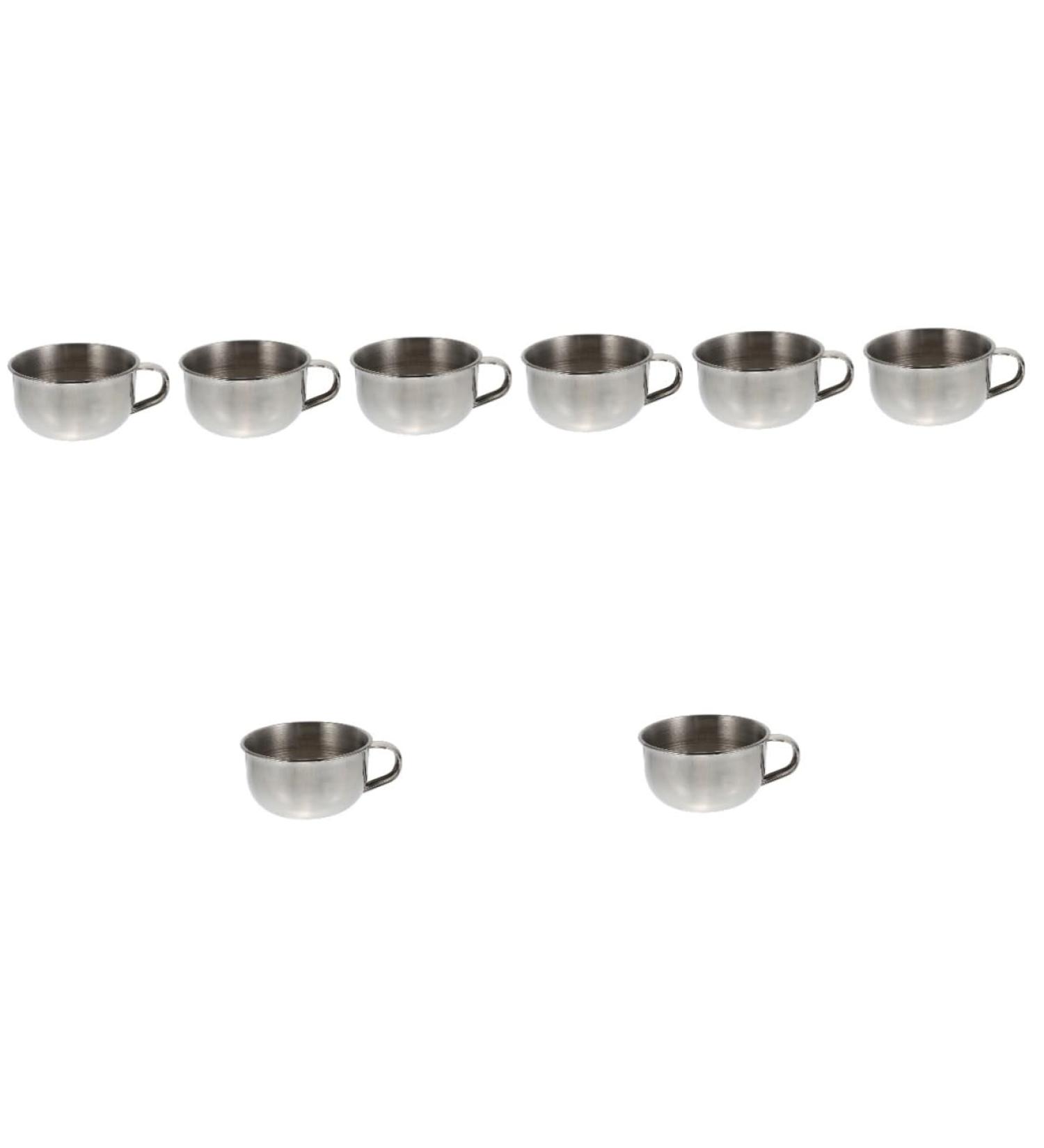 Buy Healeeved 8-Piece Stainless Steel Shaving Soap Peel Razor Jar Set for Men - Practical Shaving Bowl with Handle - International Shipping Available - Buy Online on GoSupps.com