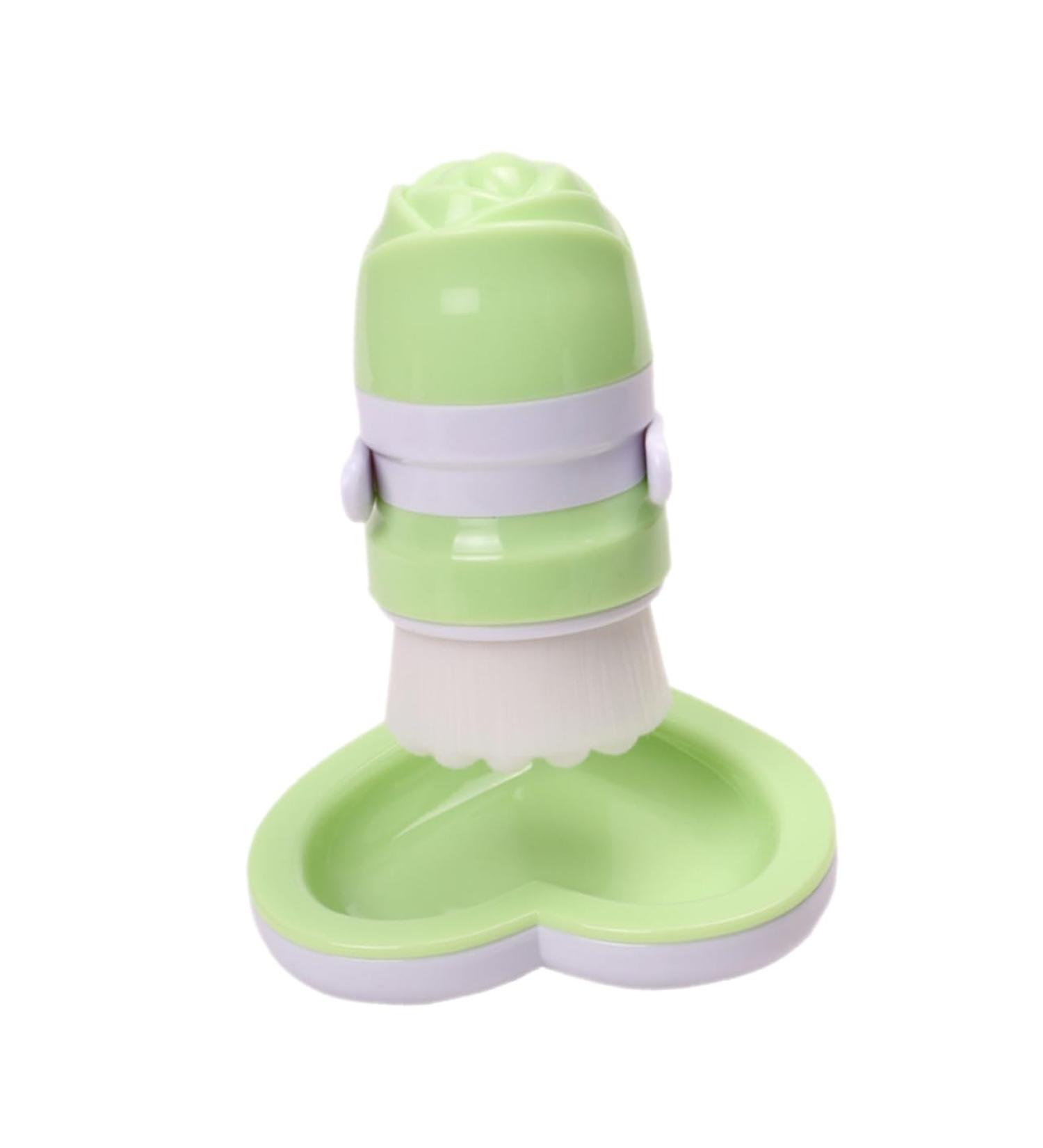 MERRYHAPY 1pc Face Brush Applicator Bottle Face Wash Brush Facial Brush Face Exfoliator Brush Facial Brush Manual Cosmetic Brush Scrubber Manual Facial Brush Fiber Wool 11x8cm Green - Buy Online on GoSupps.com