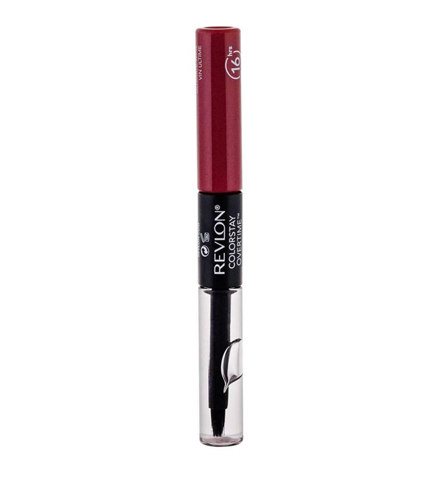 Revlon ColorStay Overtime Liquid Lip Color Ultimate Wine 140 0.07 oz (Pack of 3)