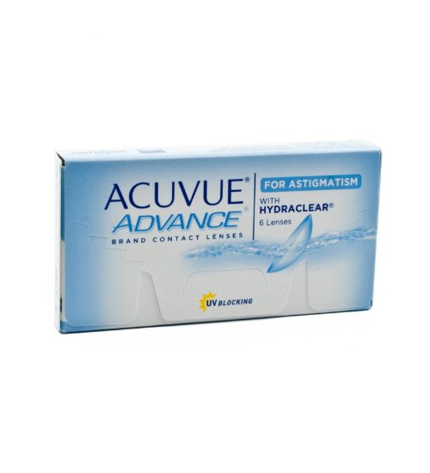 Johnson&Johnson Acuvue Advance for Astigmatism - Box of 6 (+6.00-1.25 70) contact lenses