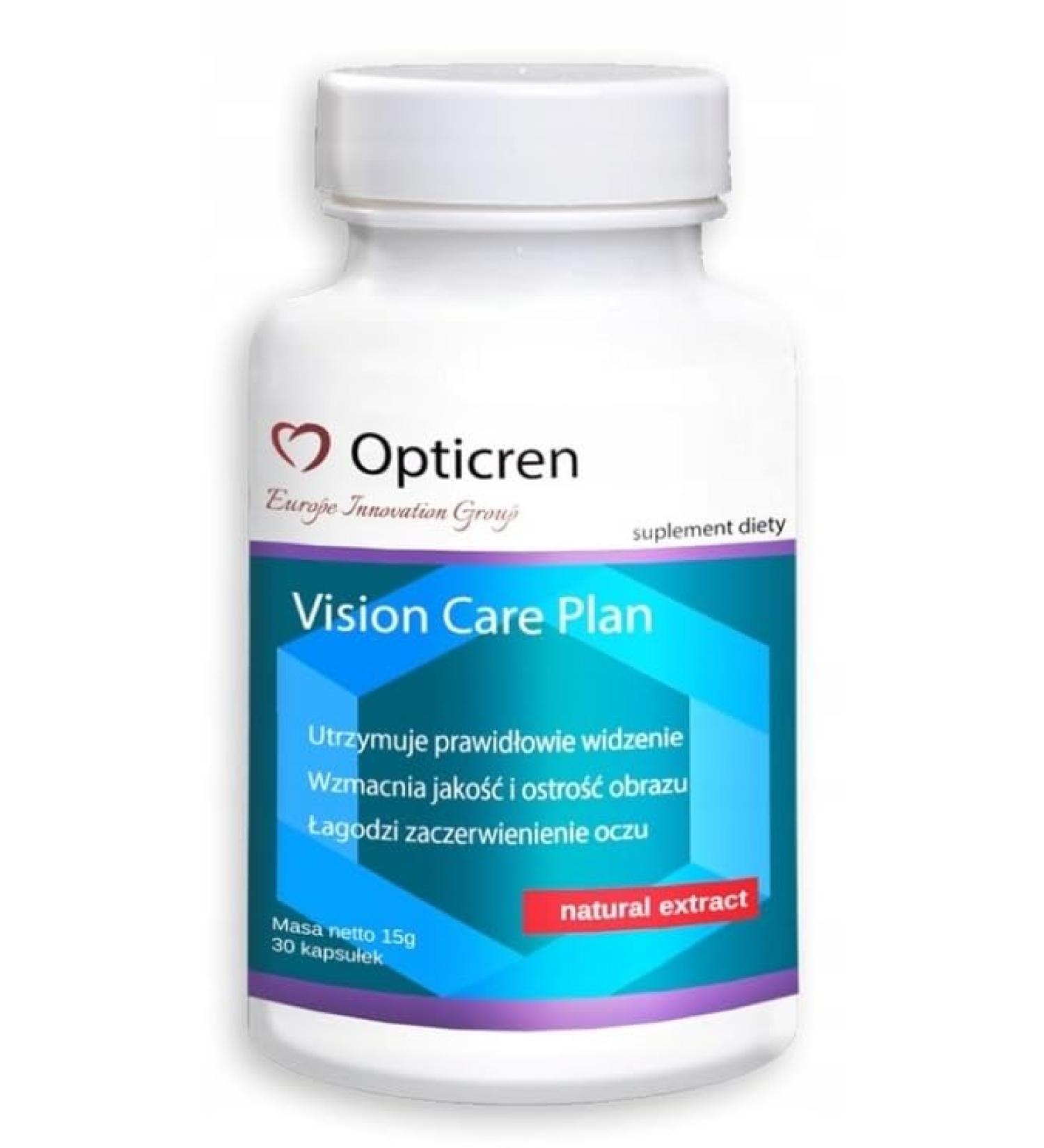 EIG Opticren natural remedy for tired eyes 90 capsules