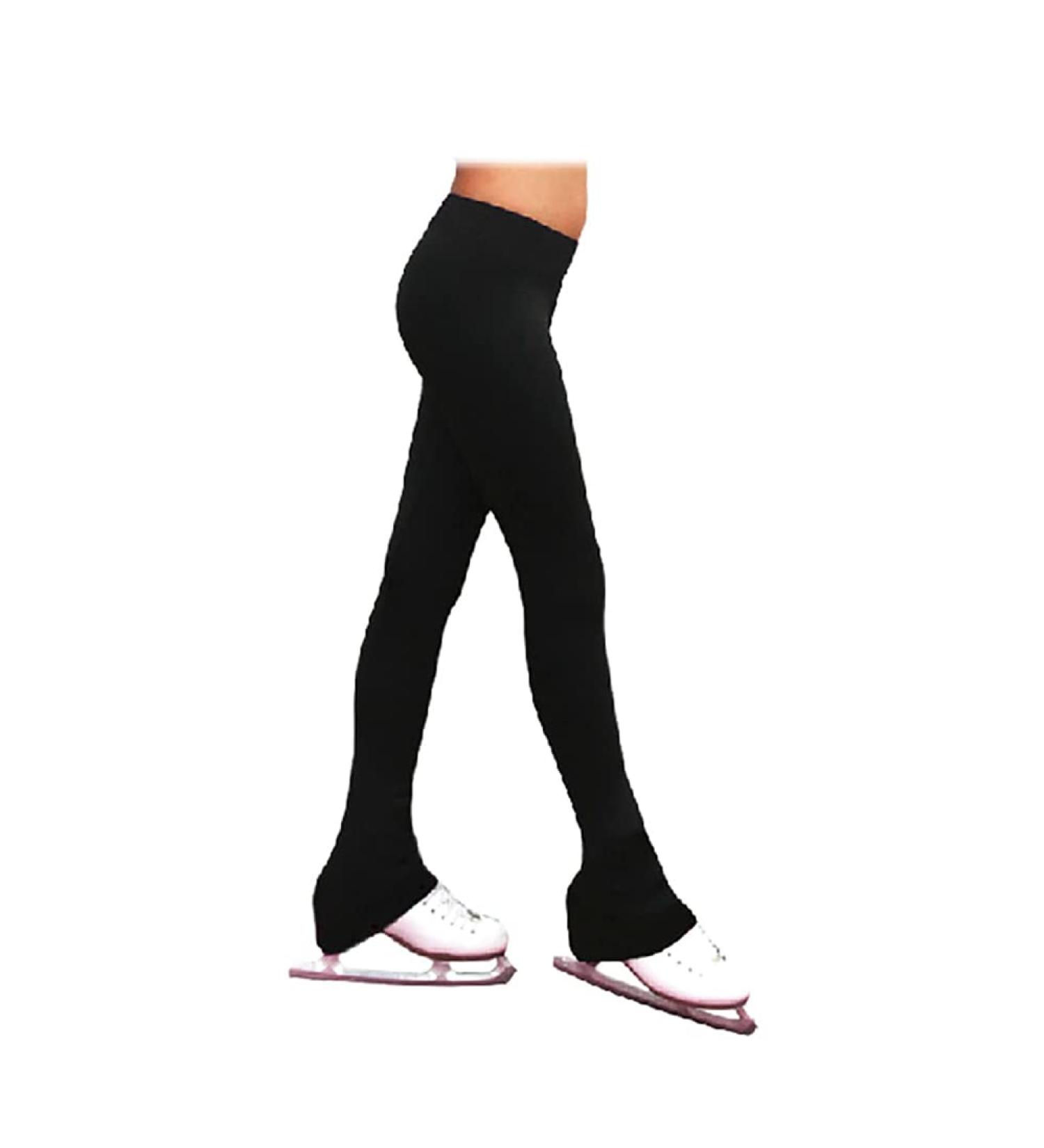 ChloeNoel P23-2 Black Figure Skating Pants | Child XX-Small | Contrast Waist | High-Quality - Buy Online on GoSupps.com