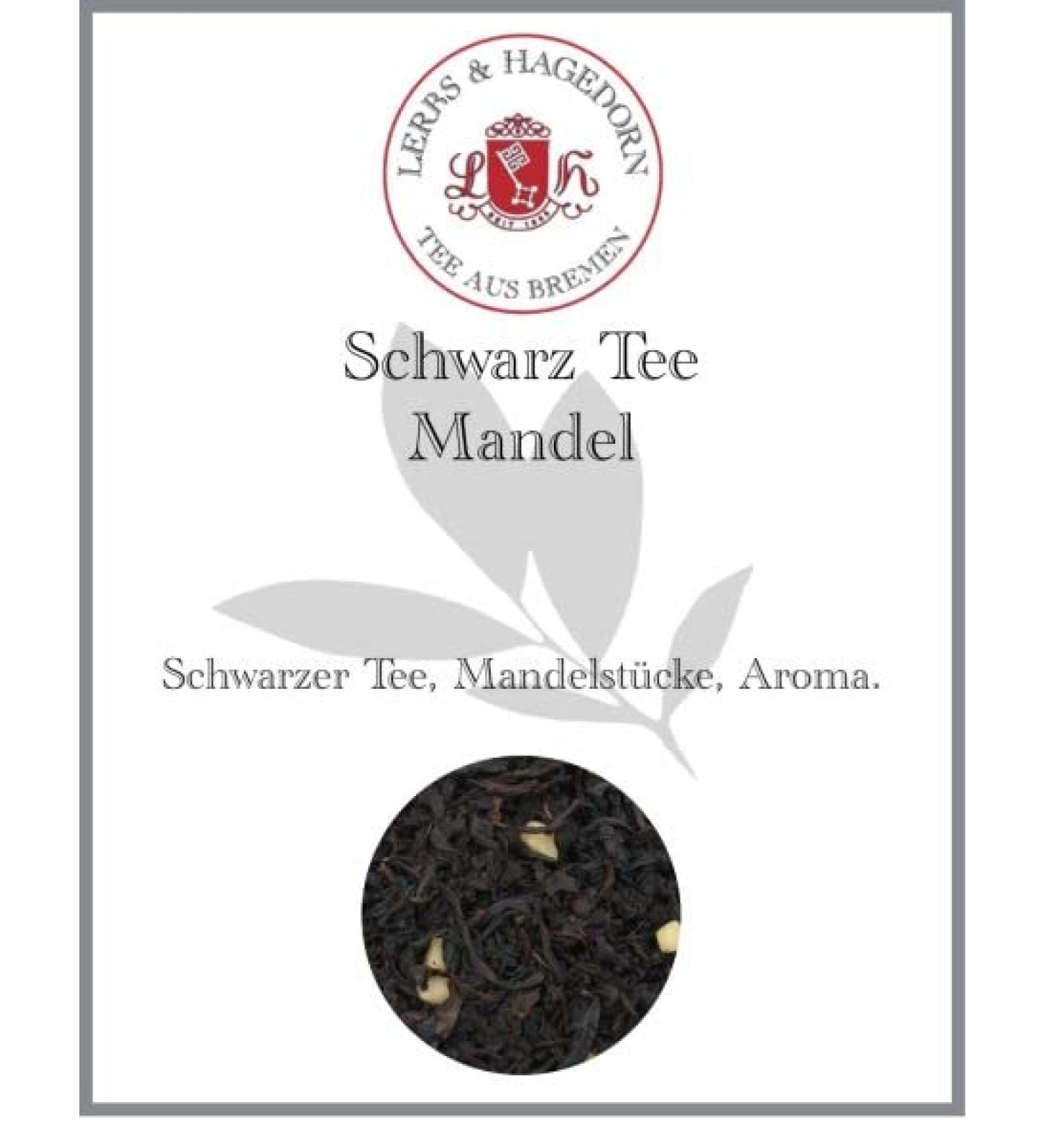  Lerbs & Hagedorn Lerbs & Hagedorn Almond Black Tea | 250 g (approx. 20 liters) almond pieces - Buy Online on GoSupps.com