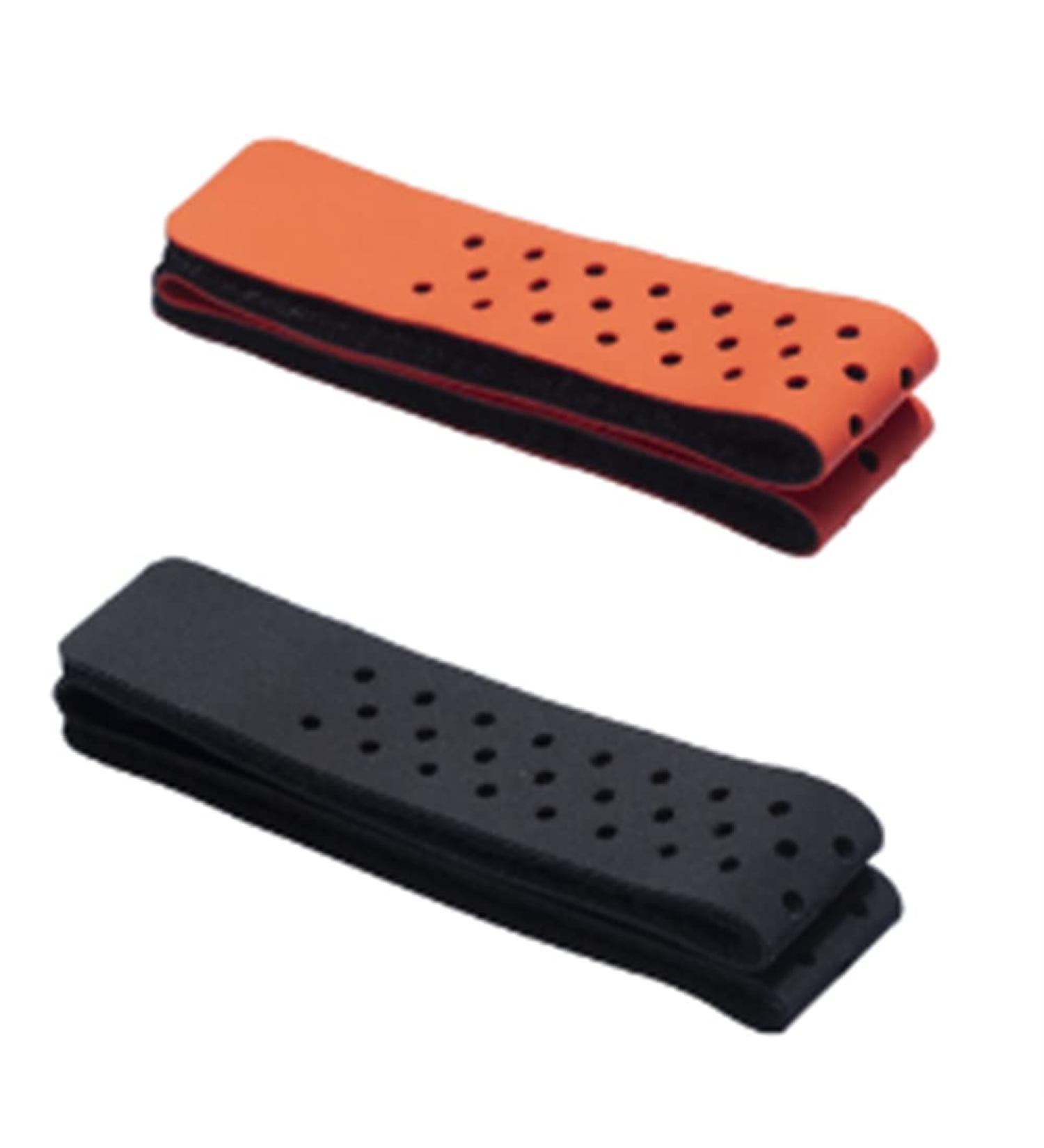 Zunedhys 2 Pack Adjustable Breathable Replacement Wristband for Heart Rate Monitor - Soft Strap (Black & Orange) | International Shipping Available - Buy Online on GoSupps.com