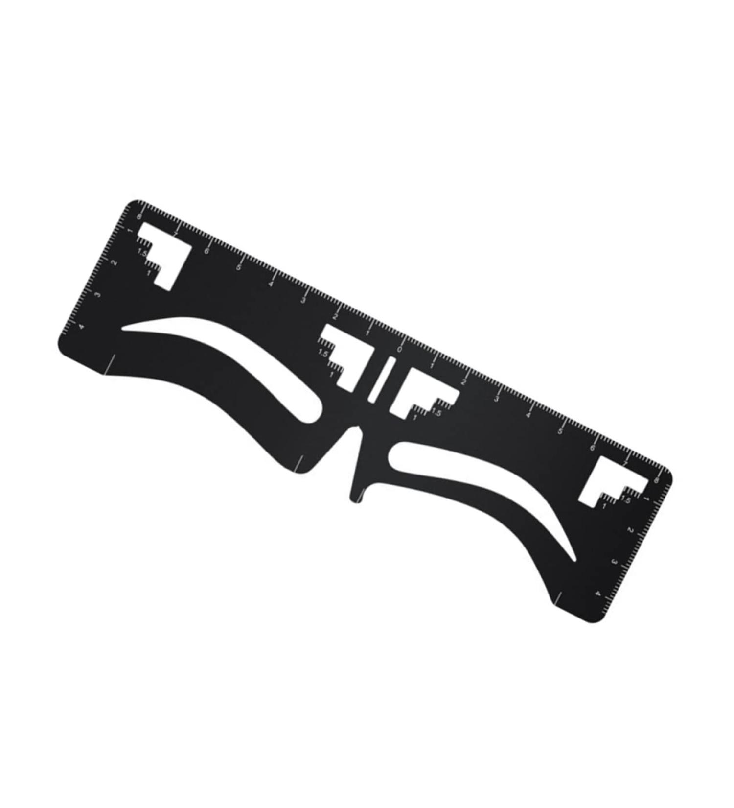  Angoily Angoily Elegant European Style Eyebrow Ruler Eyebrow Stencil for Makeup Beginners - Buy Online on GoSupps.com