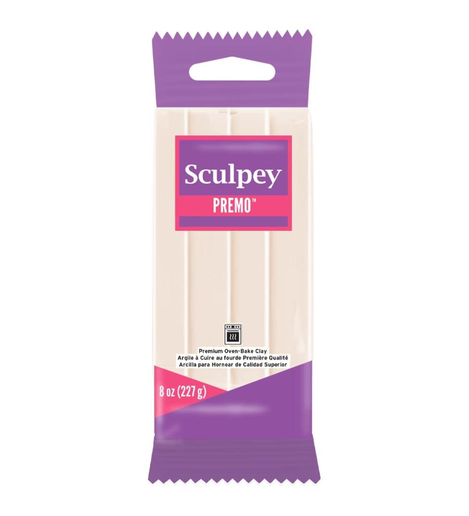 Sculpey Premo Translucent Polymer Clay 8 oz. Bar Non-Toxic, Ideal for Jewelry Making, DIY Crafts & Home Decor Projects - Buy Online on GoSupps.com