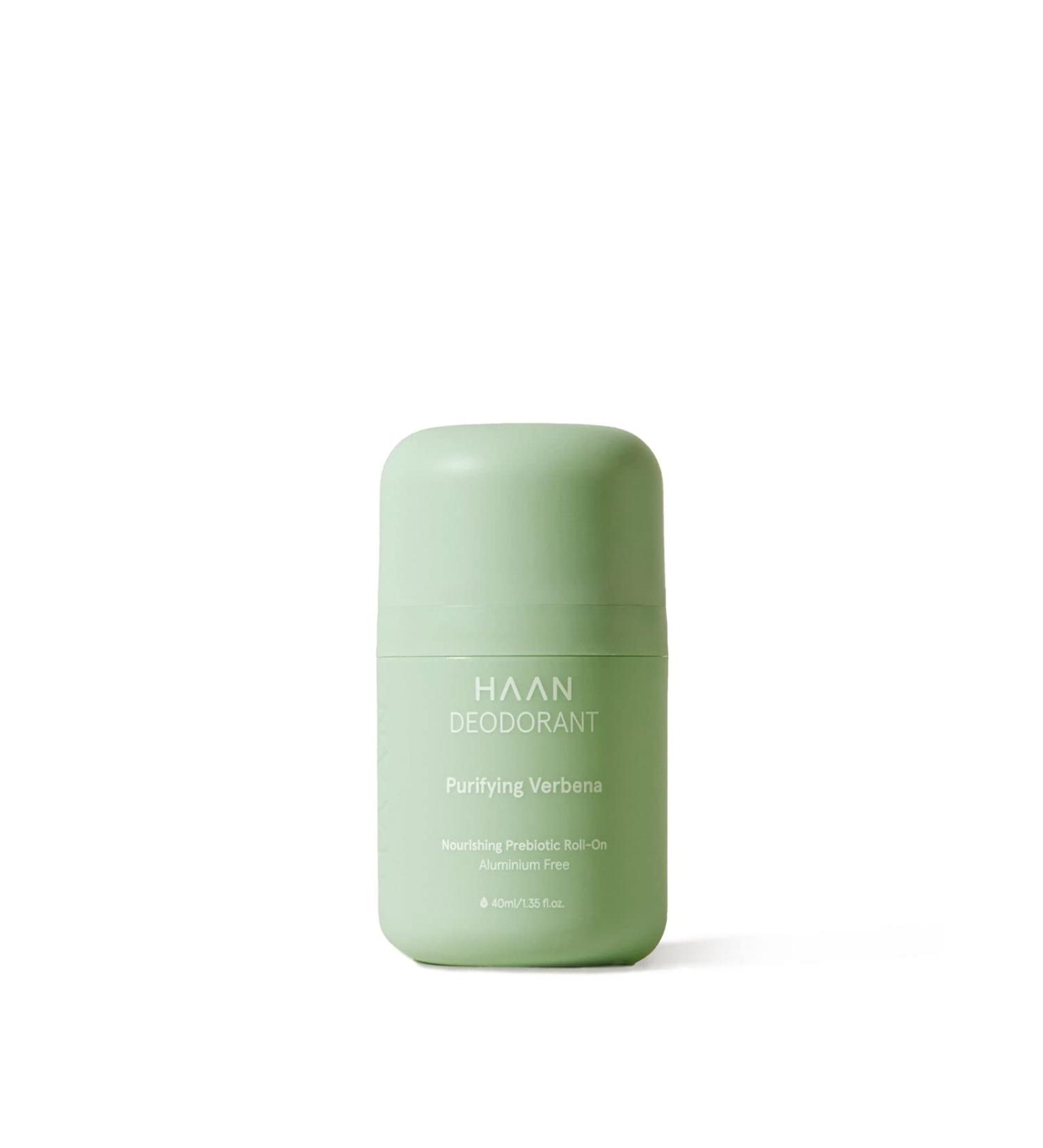 HAAN - Deodorant 40 ml - Natural Ingredients - Recyclable - Refillable - Vegan Not Tested on Animals - Purifying Verbena Aroma - Buy Online on GoSupps.com