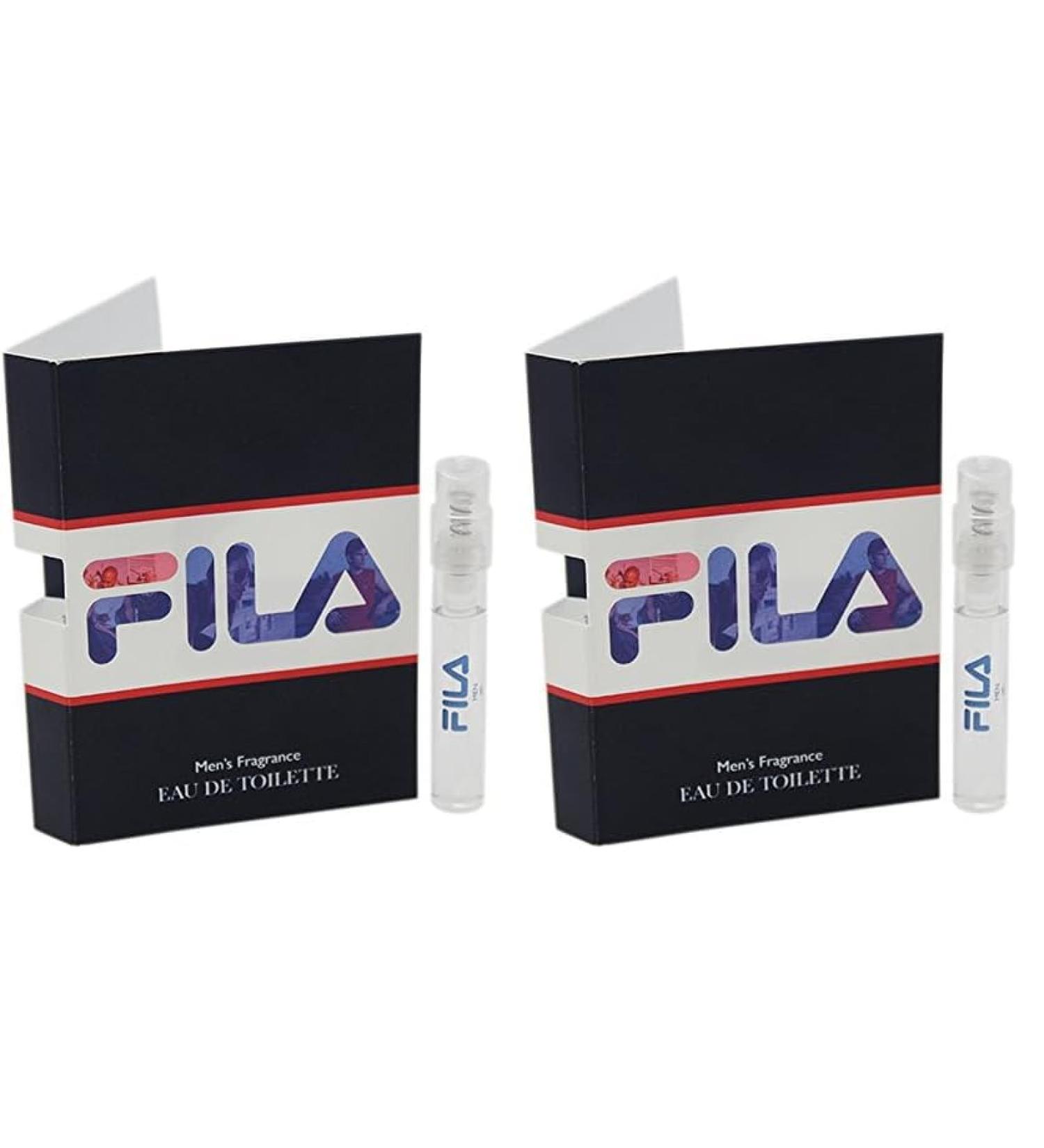 Fila Fragrance for Men - Eau de Toilette for the Active Man - Amber Fougere with Notes of Bergamot Sage and Vetiver - Iconic Refreshing Scent for Day or Night - Mini 1.5 ml (Pack of 2) Modern Pack of 2