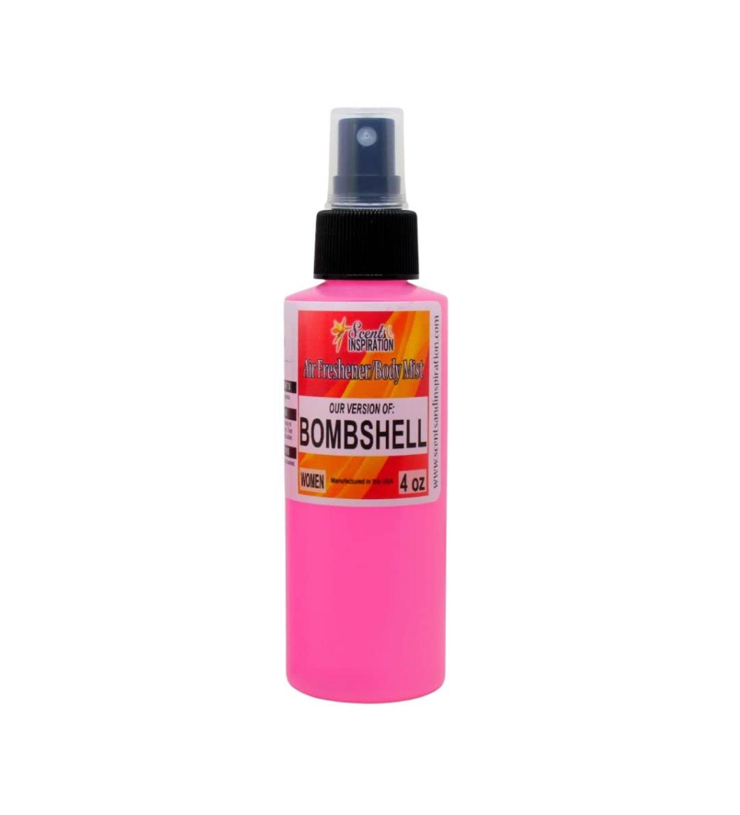 Scents & Inspiration Air Freshener/Body Mist - Our Version of Bombshell for Women | Women's Fragrances | Travel Size | Long Lasting Body Fragrance | 4 Fl. Oz Bombshell 4 Fl Oz (Pack of 1) - Buy Online on GoSupps.com