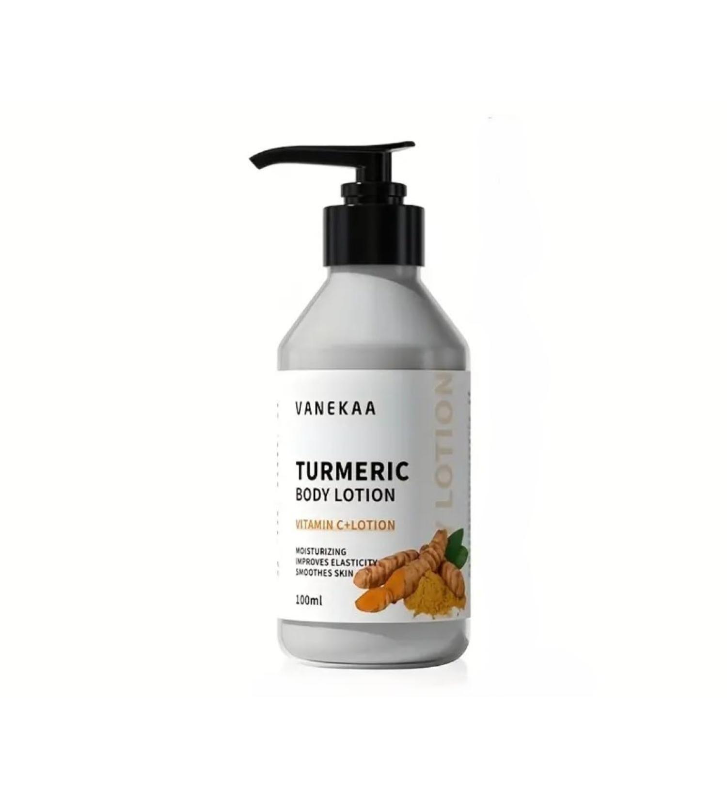 Turmeric Body Lotion with Vitamin C - Nourishing 3 Fl Oz Moisturizer for Glowing Skin | International Shipping Available - Buy Online on GoSupps.com