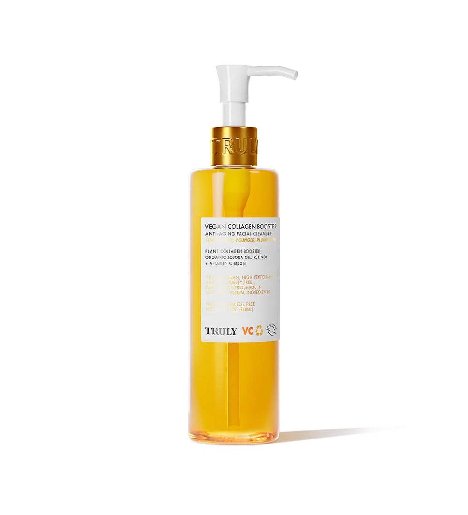 Truly Beauty Vegan Collagen Anti-Aging Cleanser with Retinol & Vitamin C - Refreshing 8 Fl Oz | Shop Internationally - Buy Online on GoSupps.com