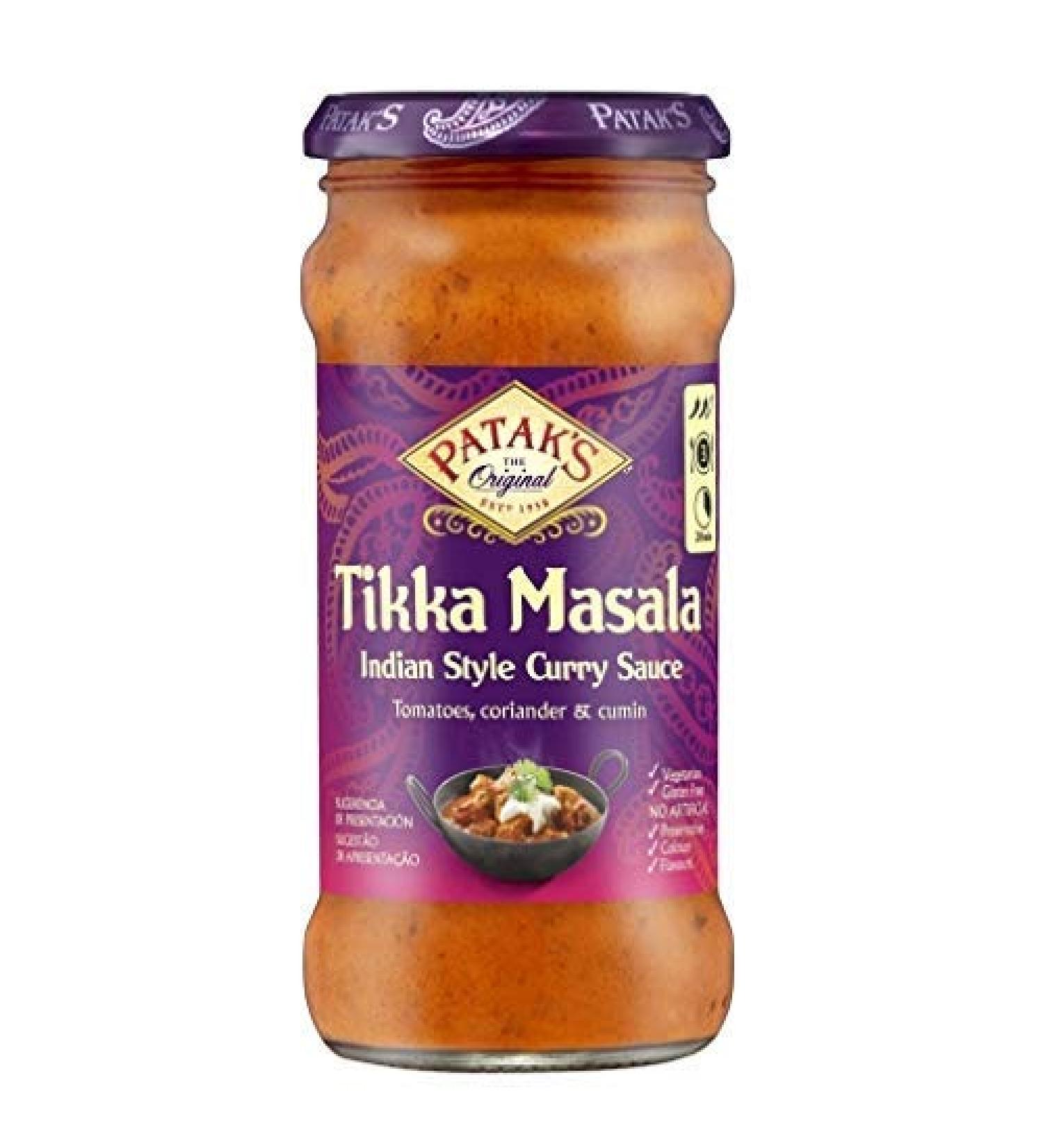 Patak's Indian Curry Sauce Tikka Masala, 350g Jar