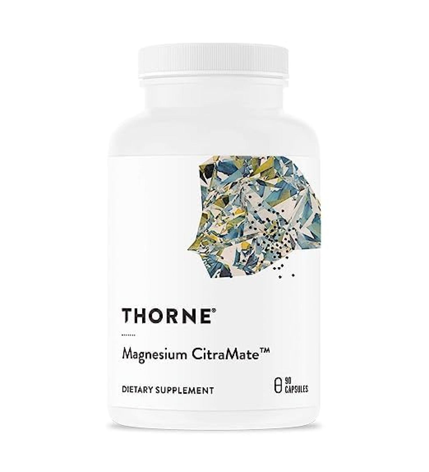 Premium Magnesium Citramate 90 Vegetarian Capsules - Natural Mineral Supplement - Buy Online on GoSupps.com
