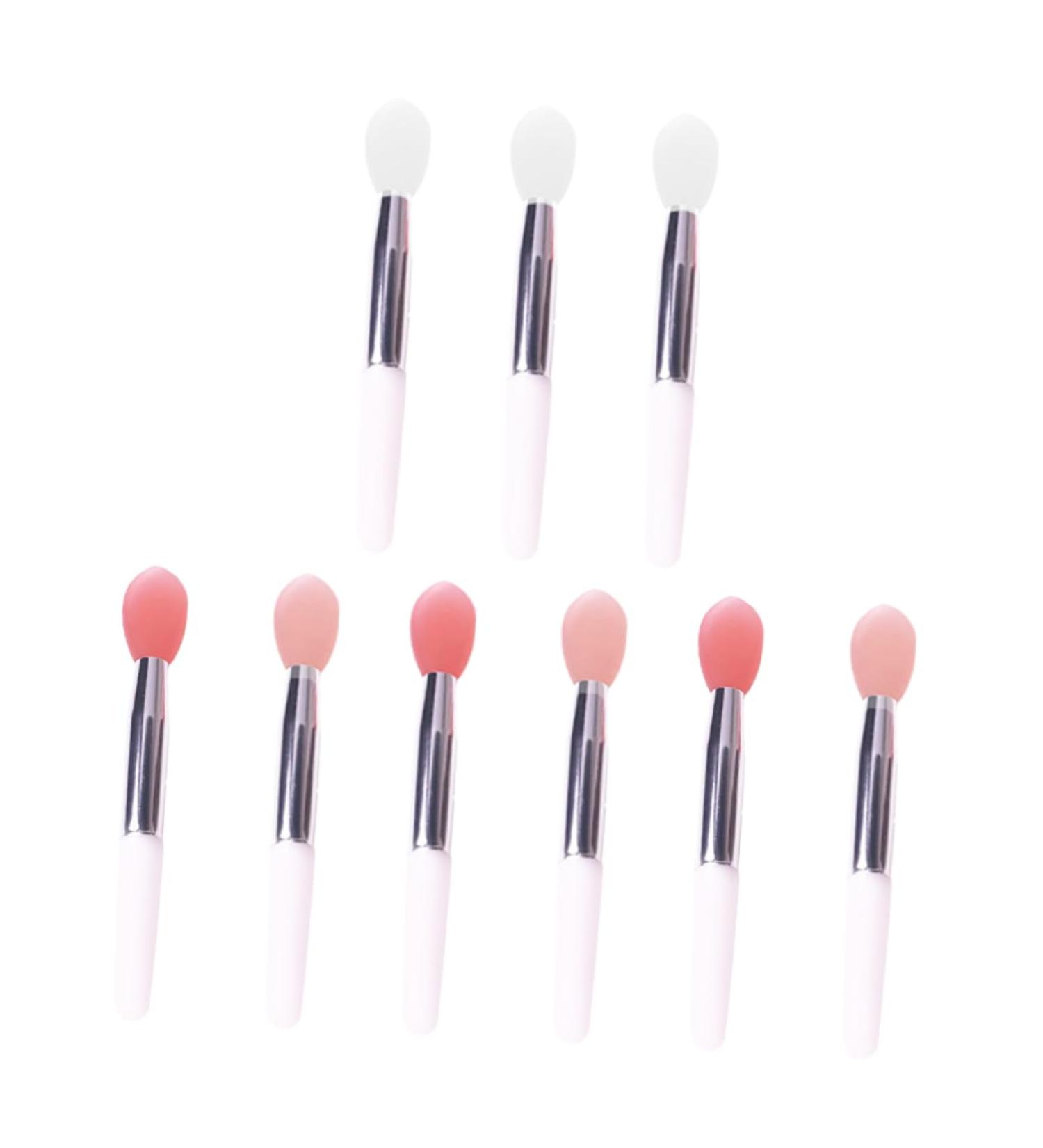 Buy Minkissy 9pcs Sleep Lip Balm & Makeup Brush Set | Silicone Lip Applicator & Eyeshadow Brushes for Flawless Lip Care | International Shipping Available - Buy Online on GoSupps.com