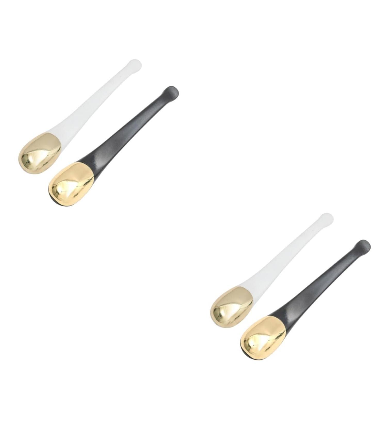 FOMIYES 4Pcs massage facial mask eye cream eye cream eye massage stick makeup cream applicator spatula eye massage spoon eye cream spoon of skin care - Buy Online on GoSupps.com