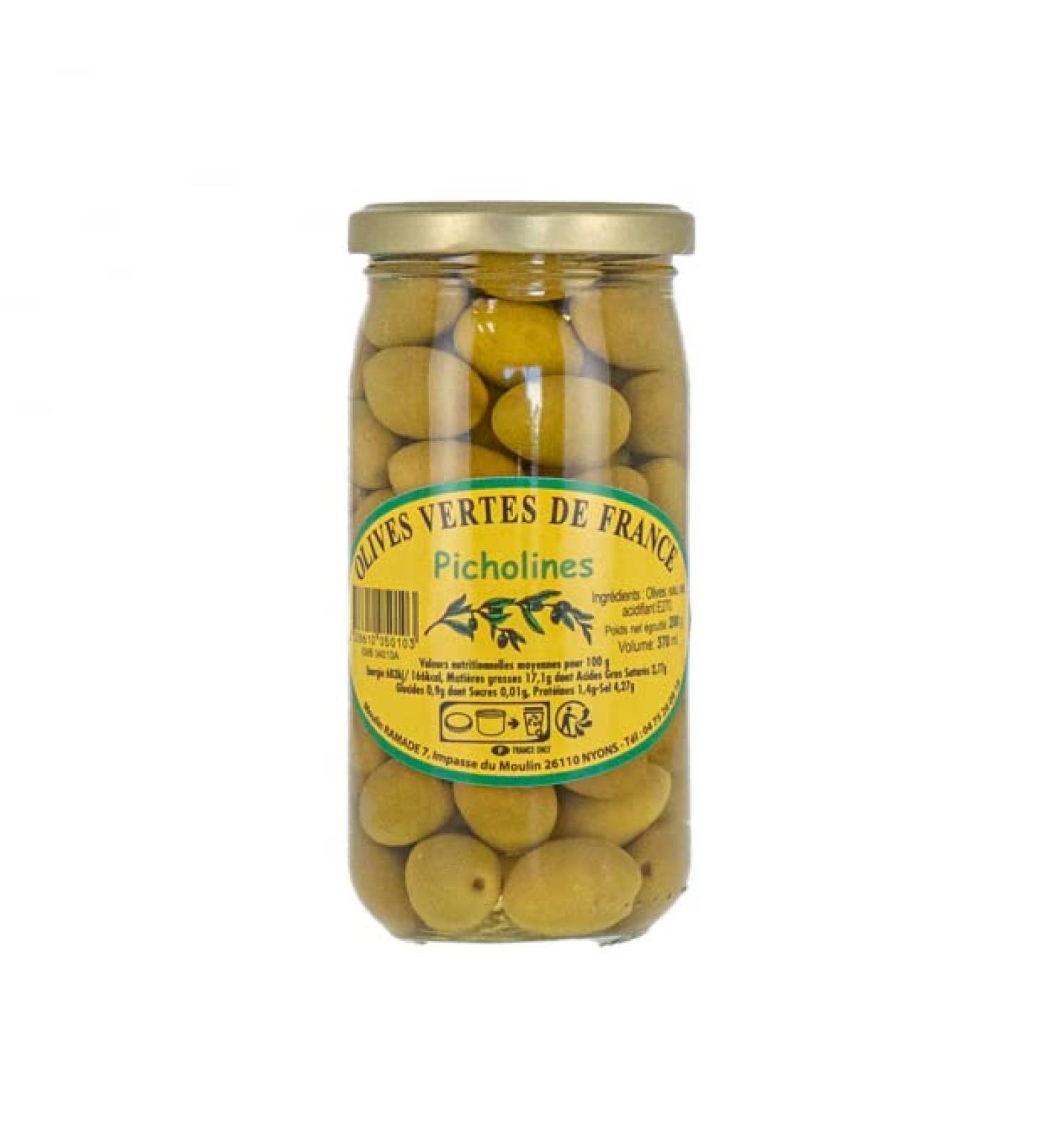Picholine olives 37cl - Moulin Ramade