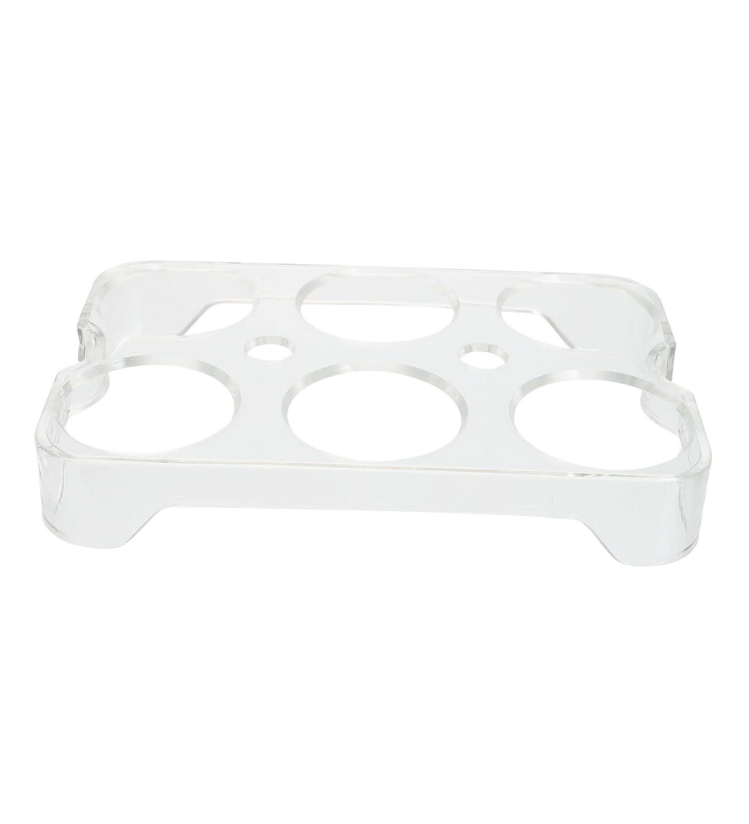 Yardenfun Egg Storage Box Plastic Organizer Bins Drawer Fridge 6 Eggs Tray Egg Tray Container Box Refrigerator Assorted Color 14.8x9.7x2cm - Buy Online on GoSupps.com