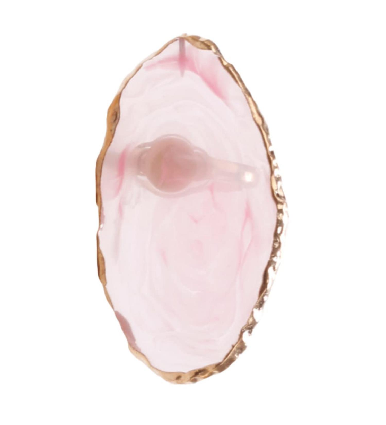 Nail Art Finger Ring Palette Polish Holder Color Mixing Plates Manicure Tools Brushes Pink - Buy Online on GoSupps.com