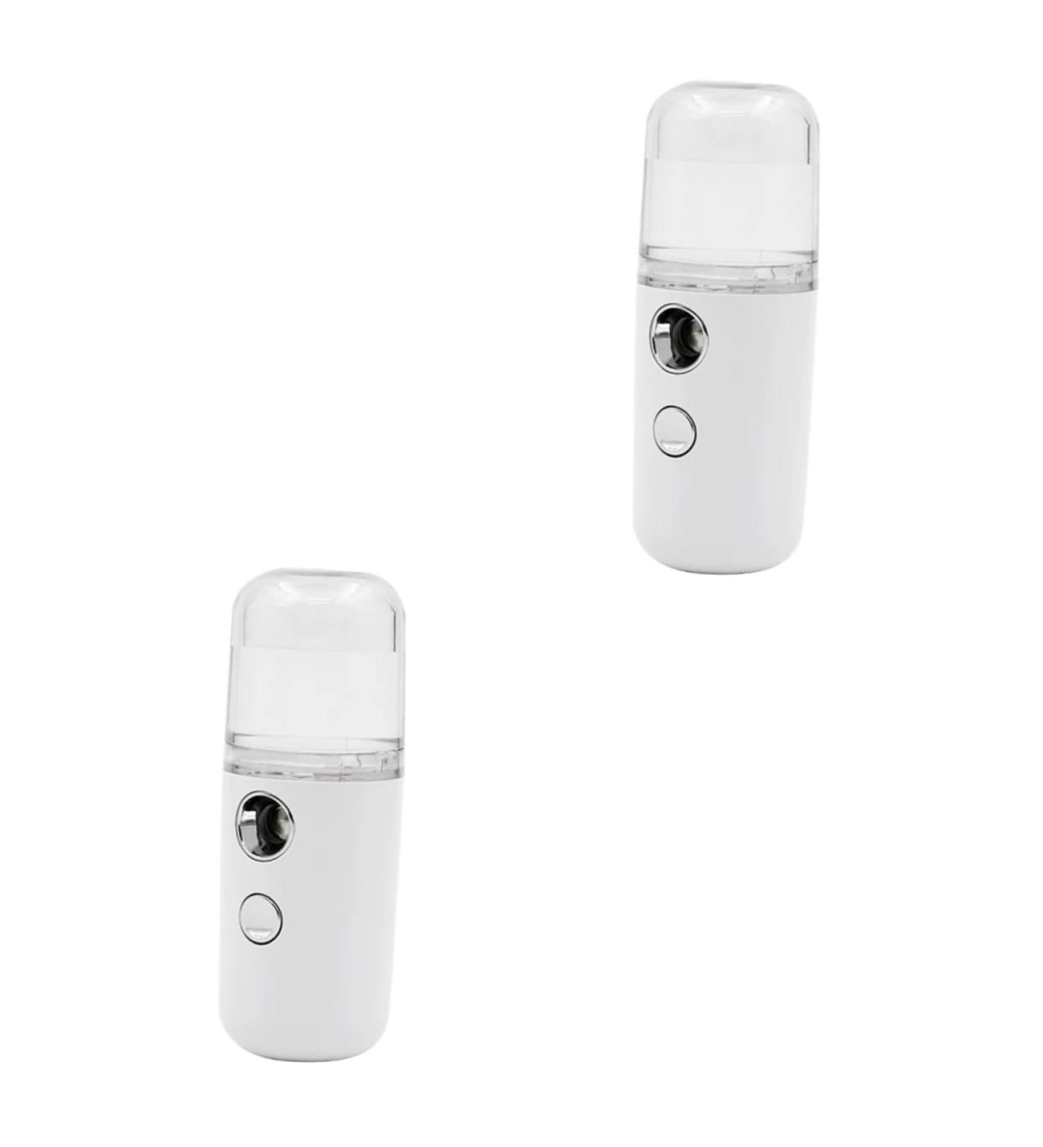 Baluue 2 Pcs Air Humidifier Handy Mini Sprayer Humidifier Face Mist Skin Care Tools for Face Portable White - Buy Online on GoSupps.com