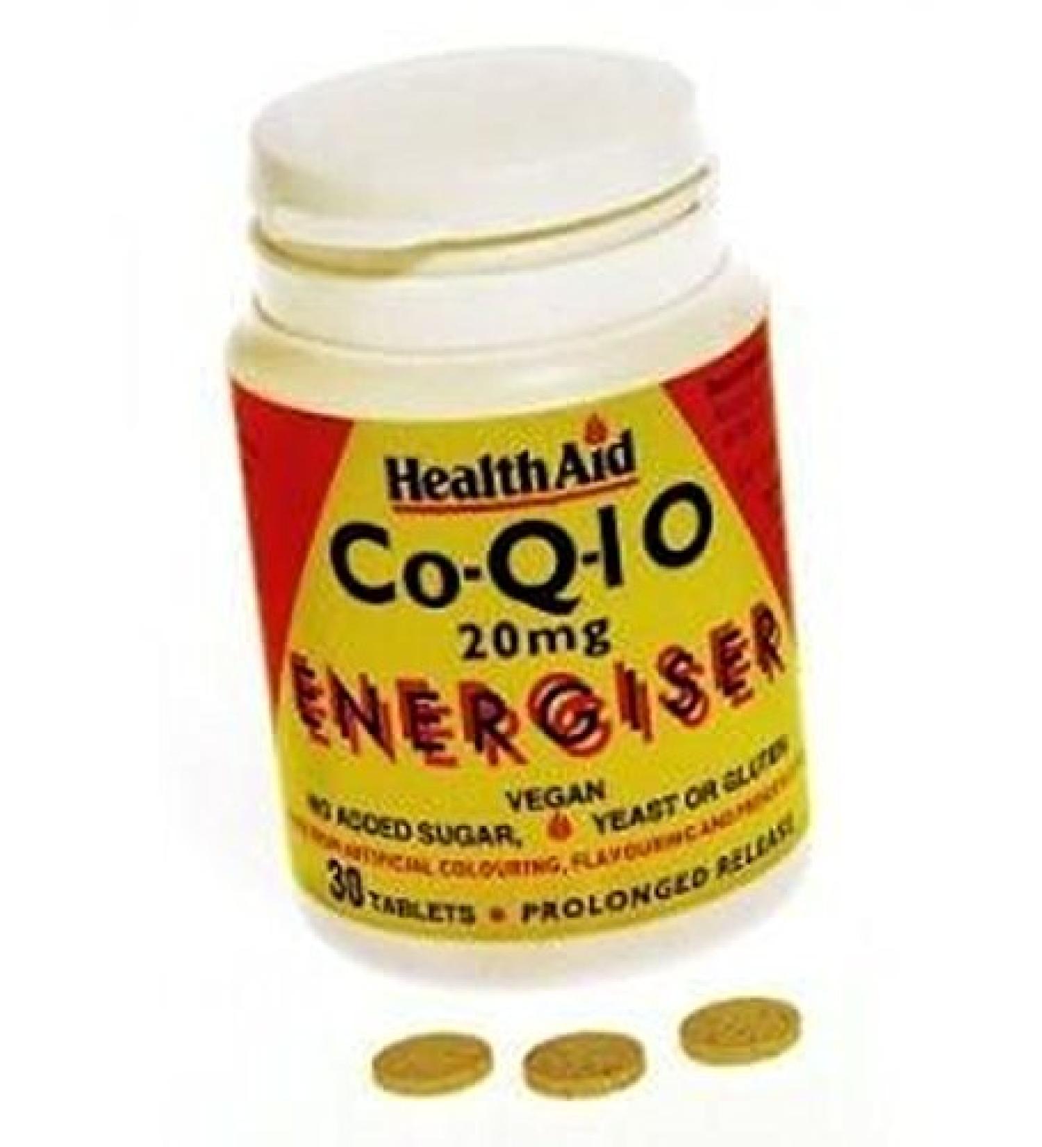 CO Q10 30 tablets for 20 mg Health Aid