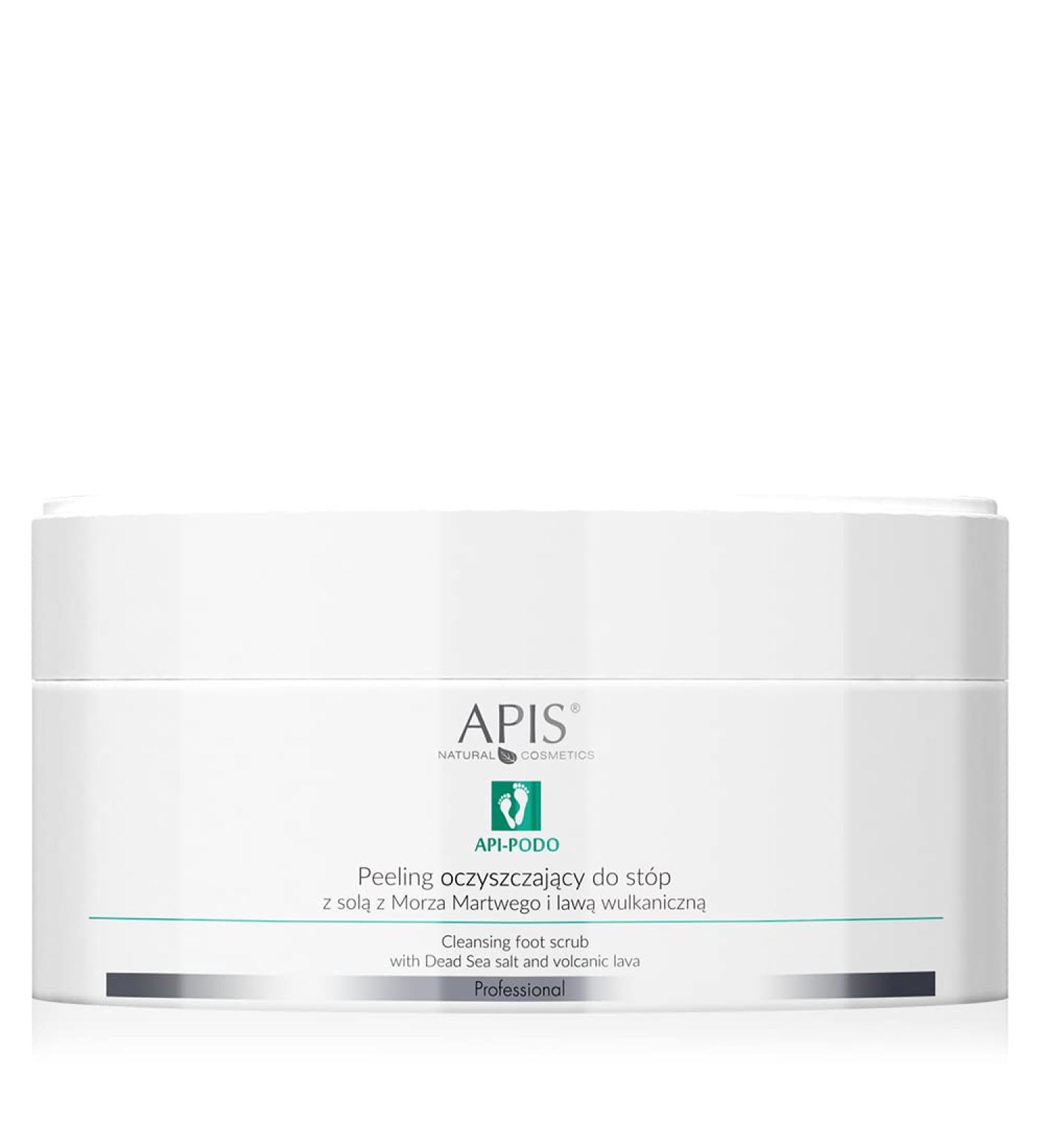  APIS Professional Apis Api Podo Professional Foot Scrub with Dead Sea Salt and Volcanic Lava 300g - Buy Online on GoSupps.com
