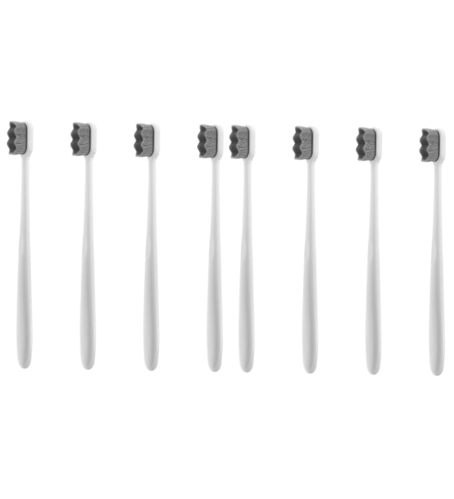 Gleavi 8-Piece Soft Toothbrush Set | Reusable Travel Toothbrushes | Slico Sensitive & Kids' Options | Delicious Peppermint Flavor | Perfect for Camping & Home - Buy Online on GoSupps.com