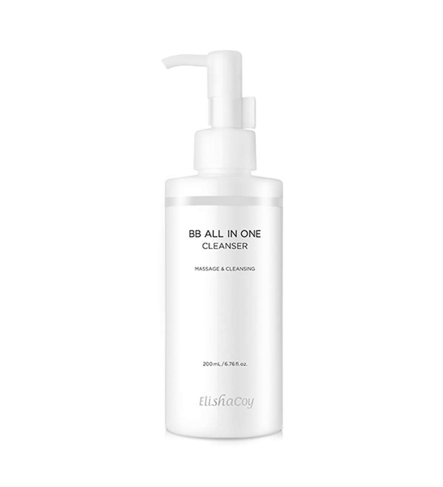 Elishacoy BB All In One Cleanser 6.7 fl. oz. - 2-in-1 Facial Cleanser & Makeup Remover | pH5.5 Gel to Foam Cleanser for Pore Clearing & Dead Cell Removal - Buy Online on GoSupps.com