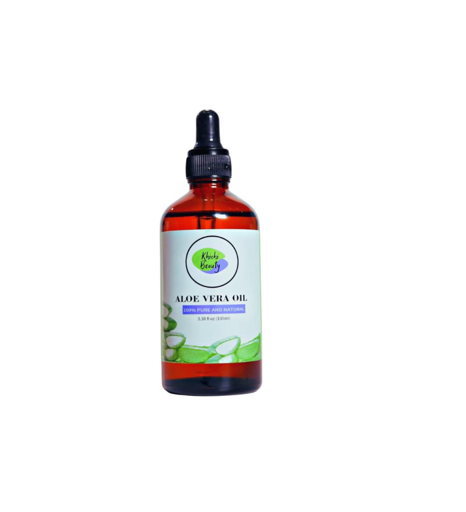 Pure Organic Aloe Vera Oil 3.38oz | Natural Skincare & Healing | Ship Worldwide - Buy Online on GoSupps.com