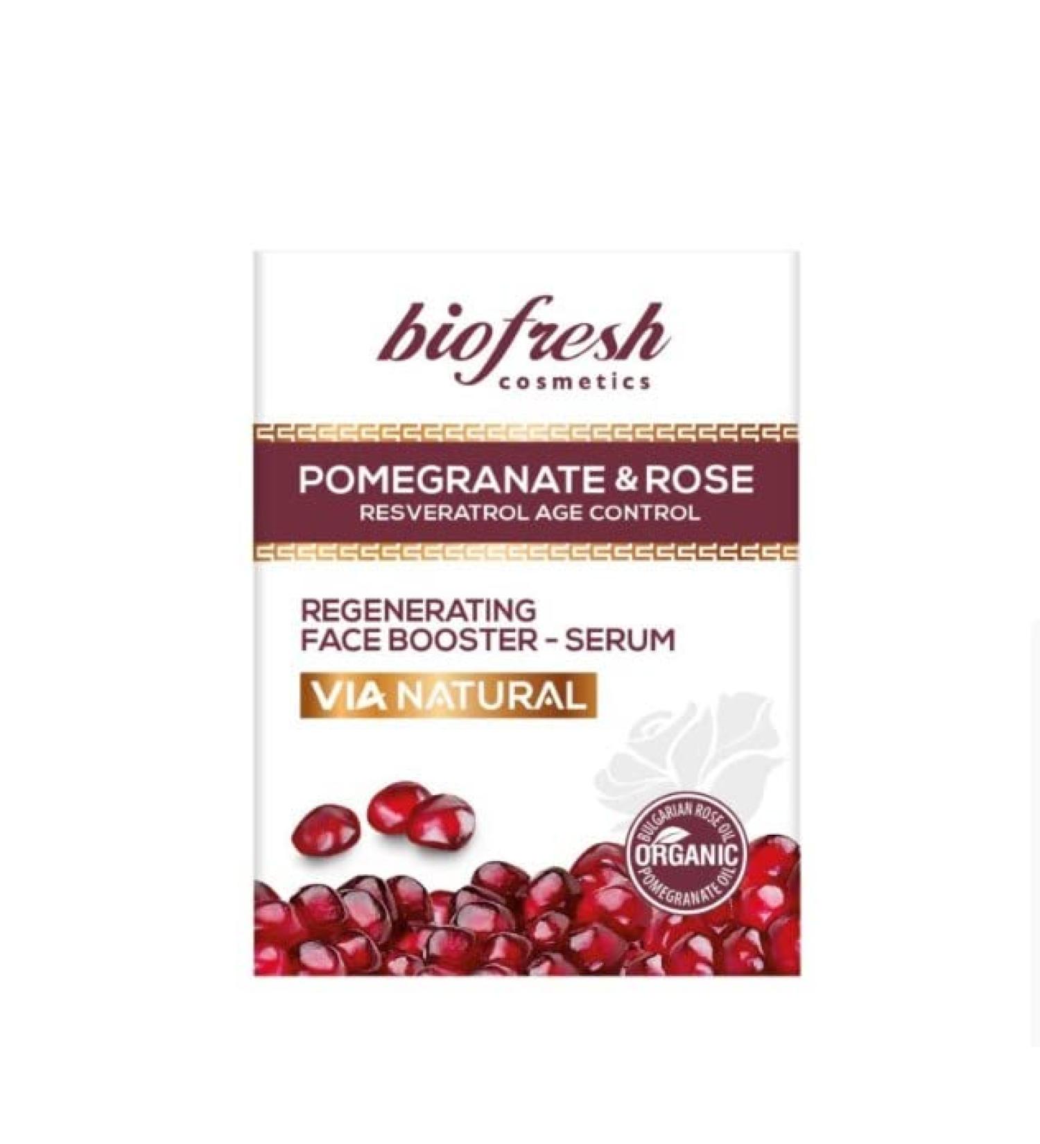 Biofresh cosmetics Via Natural regenerating facial serum