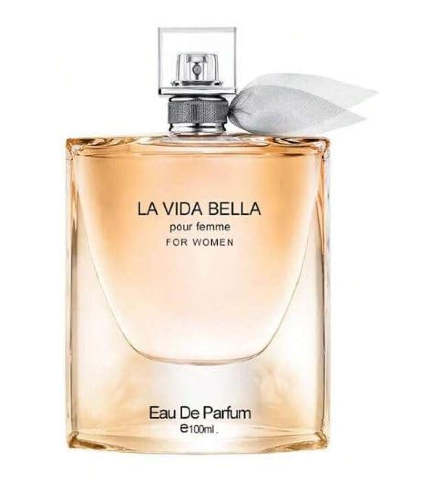 La Vida Bella for Women Eau De Parfum - Floral Amber Fragrance that Combines Top Notes of Raspberry Pink Pepper & Bergamot - Sugary Rush & Citrusy - Spicy & Rich Aromatic Scent 100ml Bottle - Buy Online on GoSupps.com