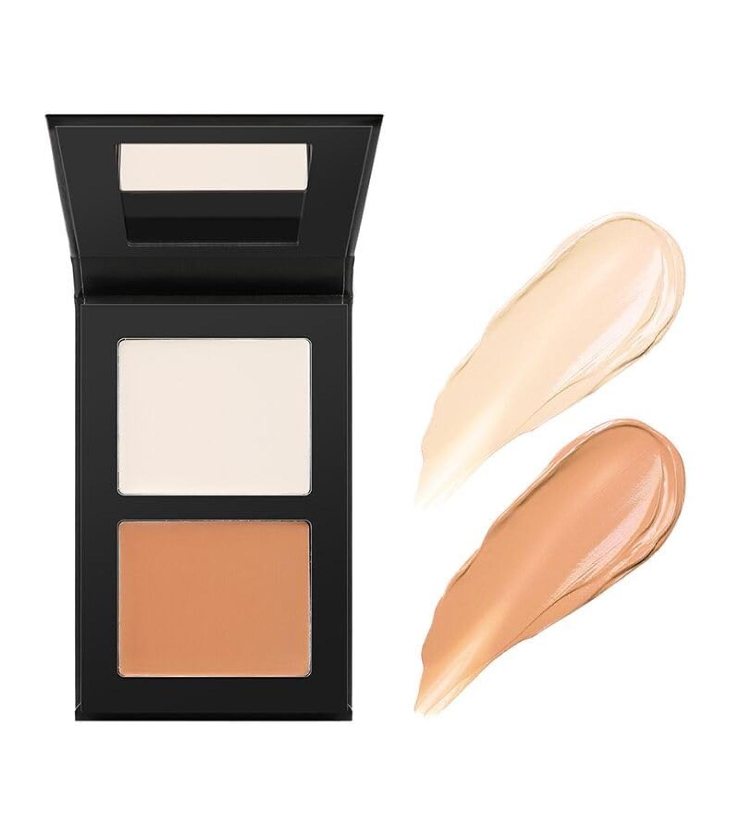  SONGVISON 2-color color corrector palette long-lasting moisturizing color corrector cream concealer palette to cover dark circles high-coverage foundation palette - Buy Online on GoSupps.com