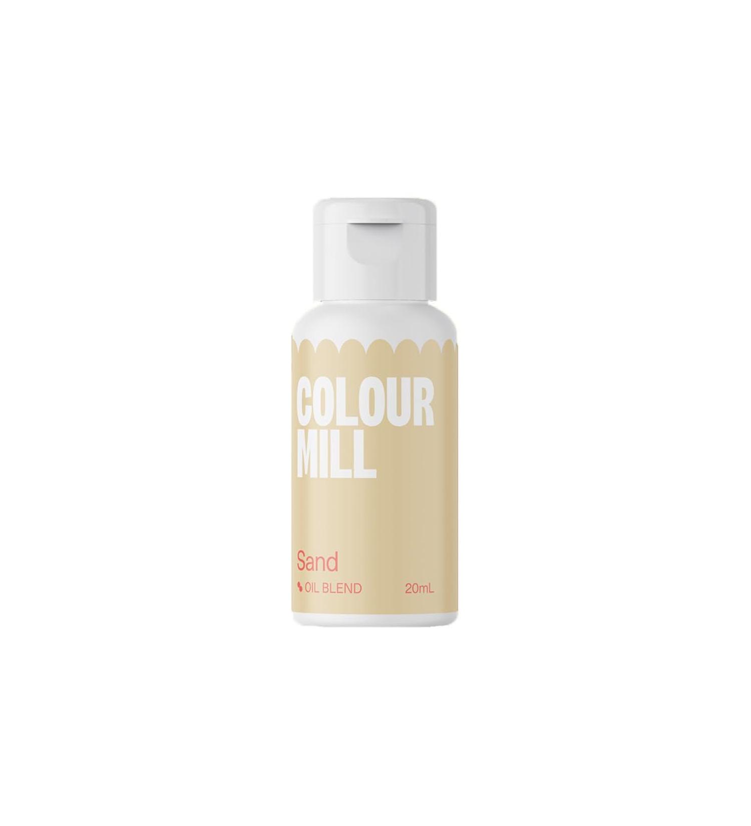 Color Mill Oil Blend Food Coloring - Ideal for Chocolate Fondant Cupcakes & Baking - 20ml Sand | International Shipping - Buy Online on GoSupps.com