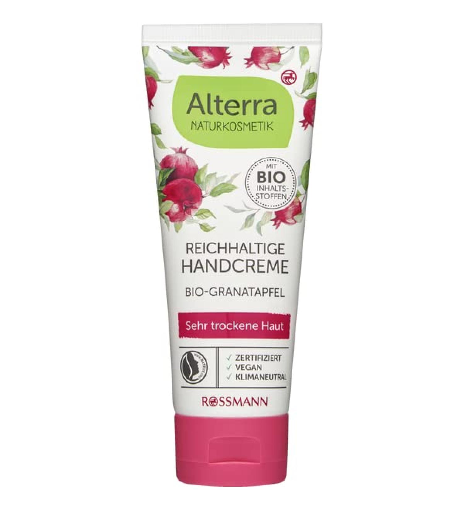 Alterra Hand Cream Organic Pomegranate / Vegan 75 ml