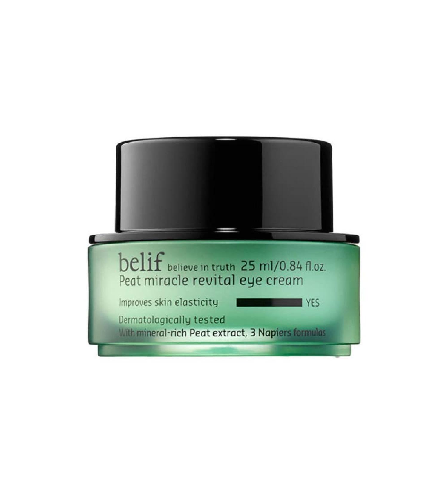 belif Peat Revital Eye Cream | Firming & Elasticity | Finnish Peat Extract | Moisturizing Skincare | 0.84 Fl Oz - Buy Online on GoSupps.com