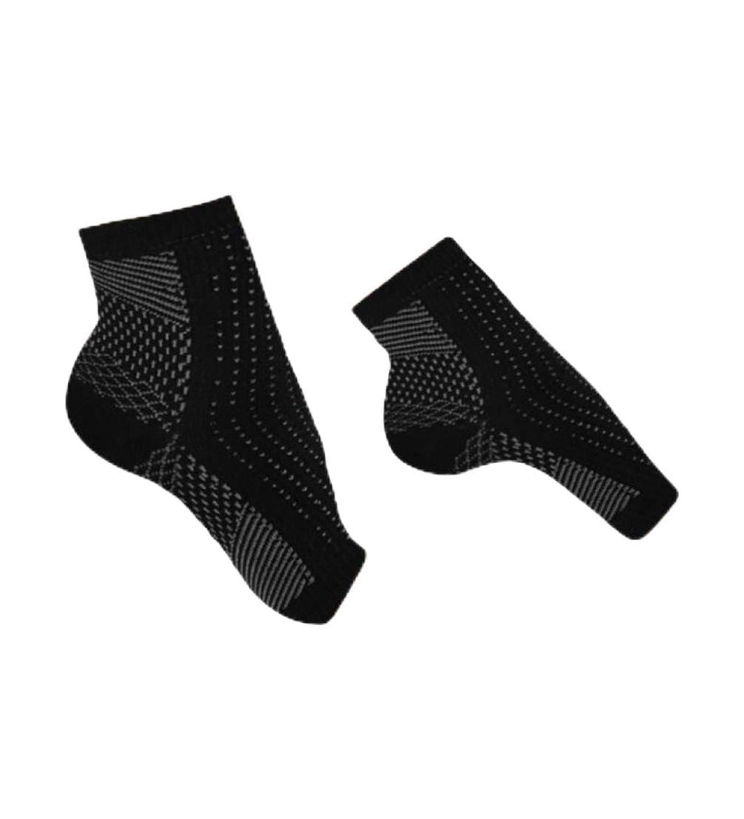 Buy Healifty Plantar Fasciitis Socks Ankle Support Socks (2 Pairs L/XL Black/White) Relief for Foot Pain | Fast International Shipping - Buy Online on GoSupps.com