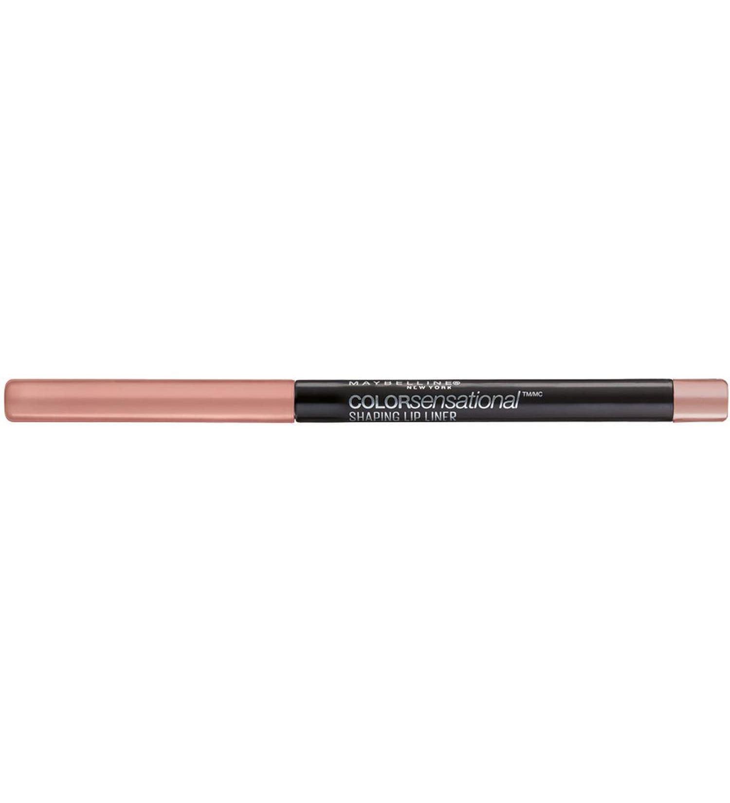 Maybelline New York Color Sensational Shaping Lip Liner - 10 | Nude Whisper Beige 1 Count (Pack of 1)