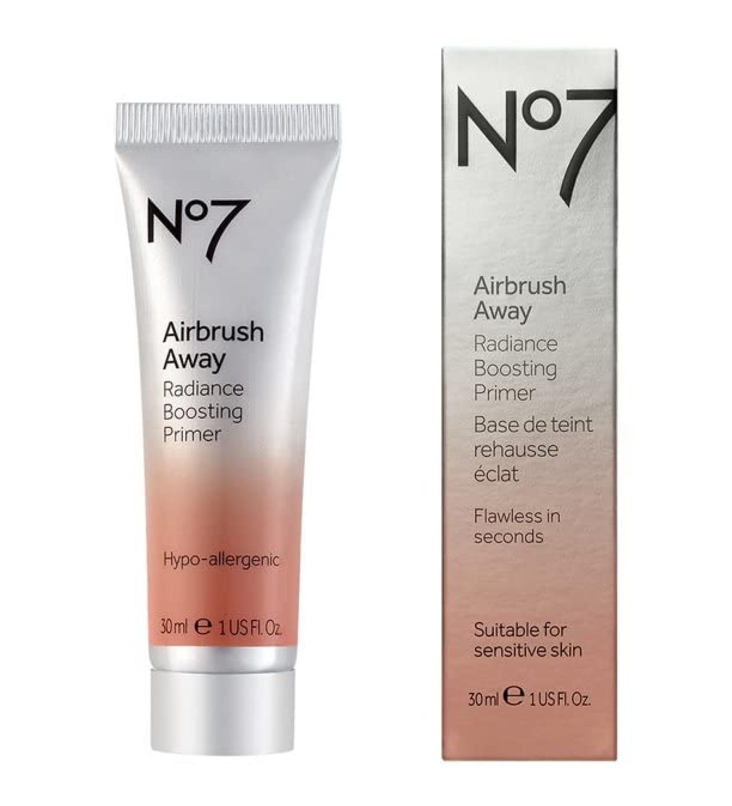 No7 Airbrush Away Radiance Boosting Primer - Illuminate and Perfect Your Skin - Buy Online on GoSupps.com