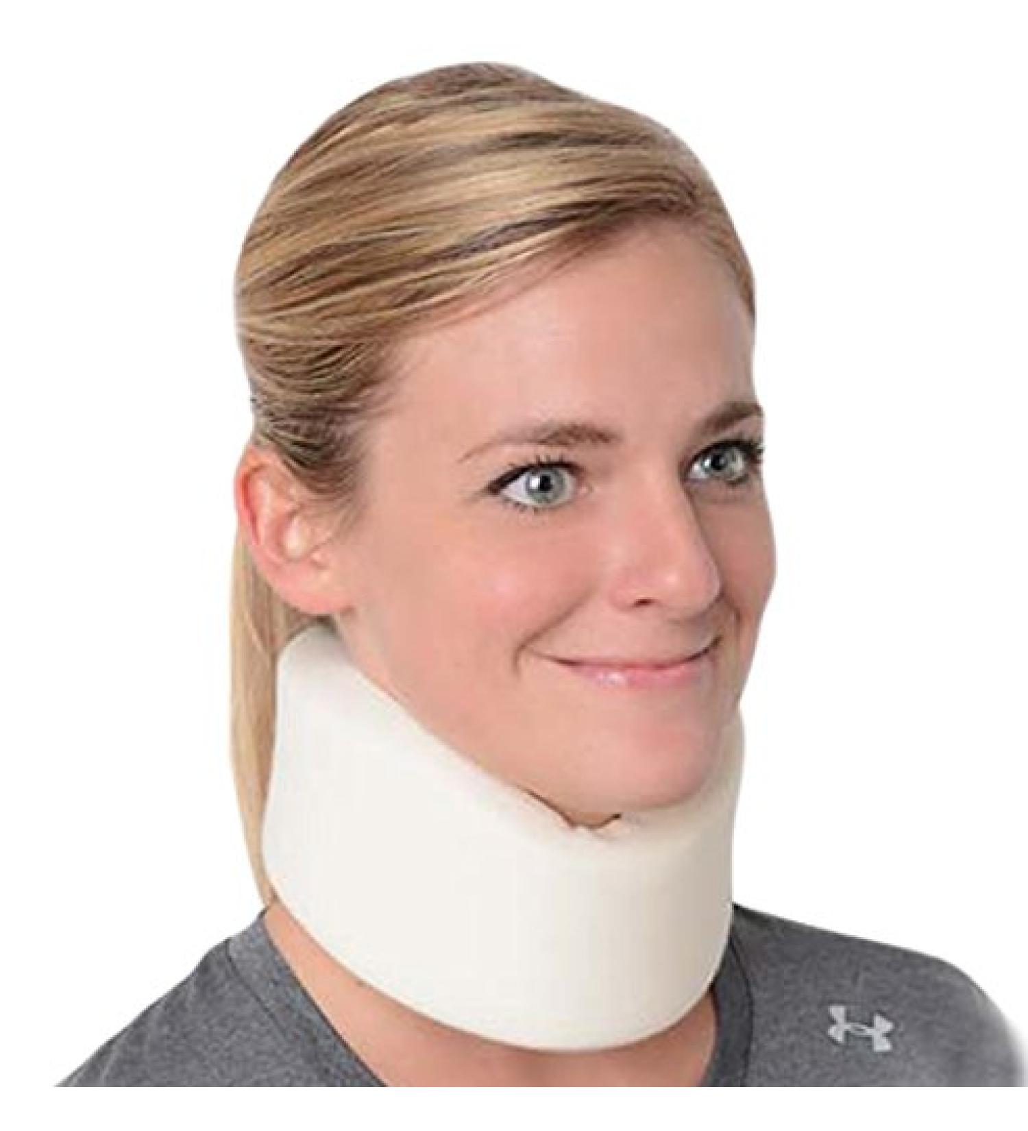 Advanced Orthopaedics Universal Cervical Collar for Neck Pain Relief 2 1/2-Inch Height White