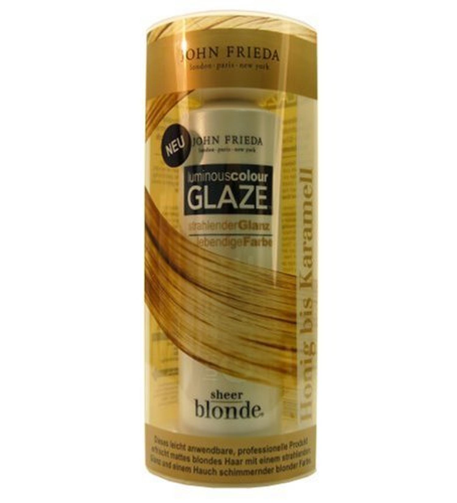 John Frieda 1146700 Luminous Colour Glaze Honey Caramel for dark blonde tones 190 ml